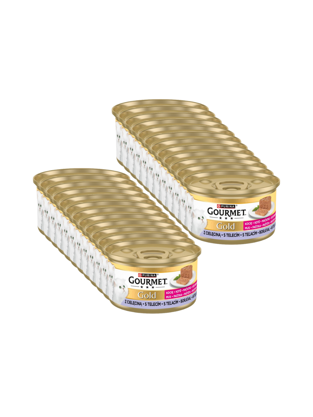 Purina Gourmet Gold Kitten mus z cielęciną 24x85g