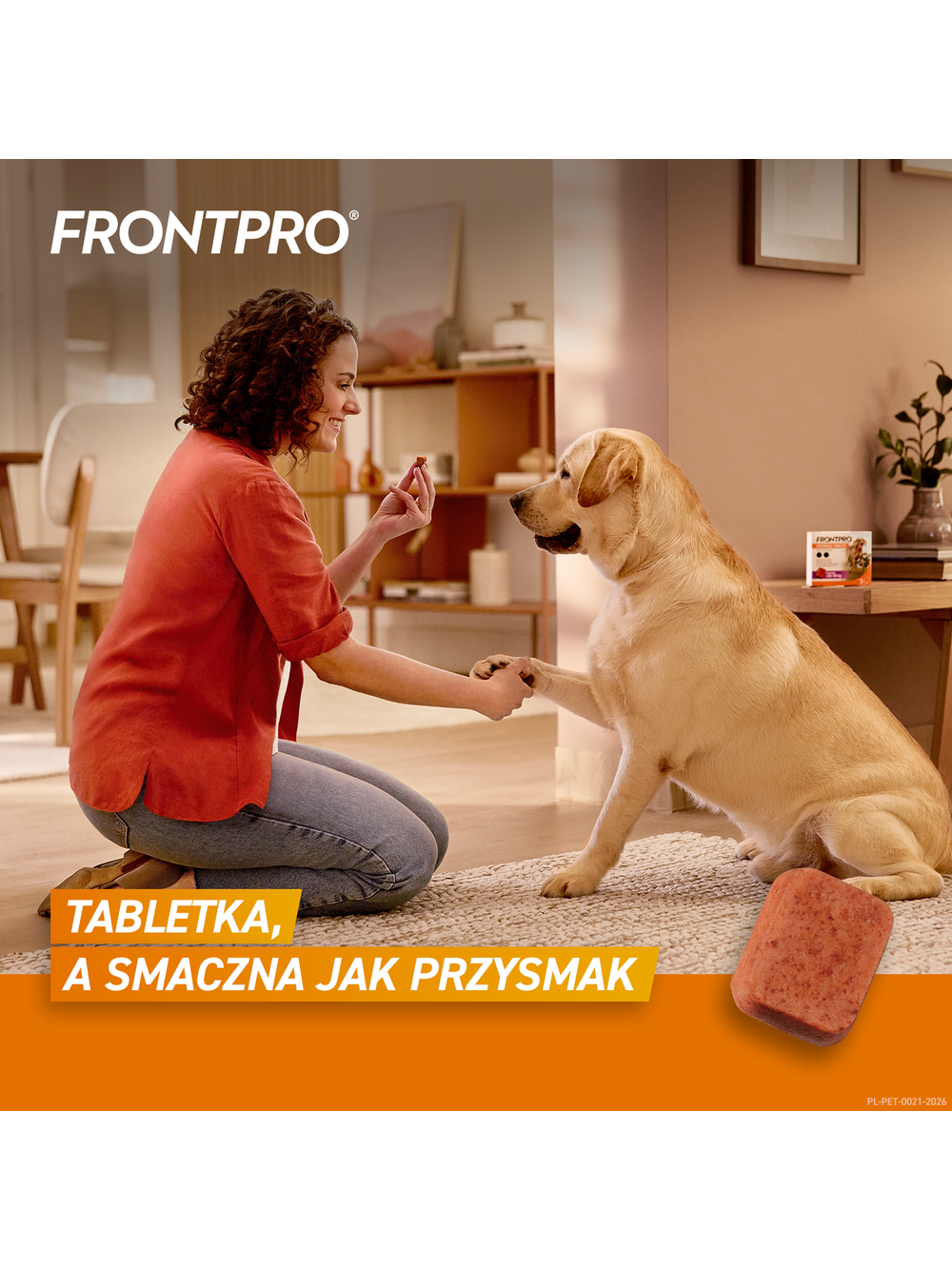 Frontpro tabletki na pchły i kleszcze XL 136mg 25-50kg 1 TABLETKA