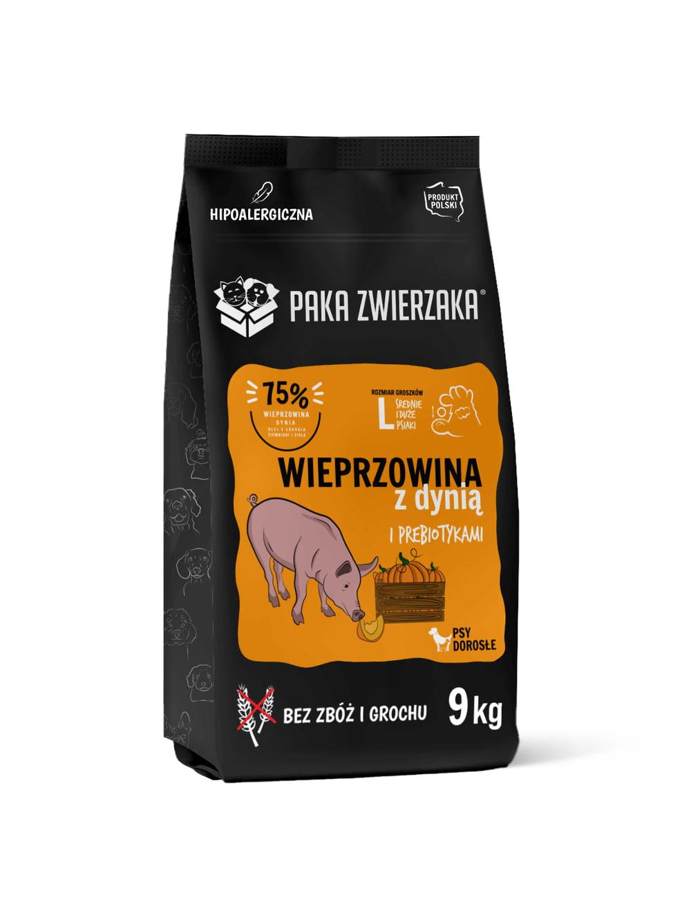Paka Zwierzaka - Seventh heaven - Wieprzowina z dynią "L" 9kg