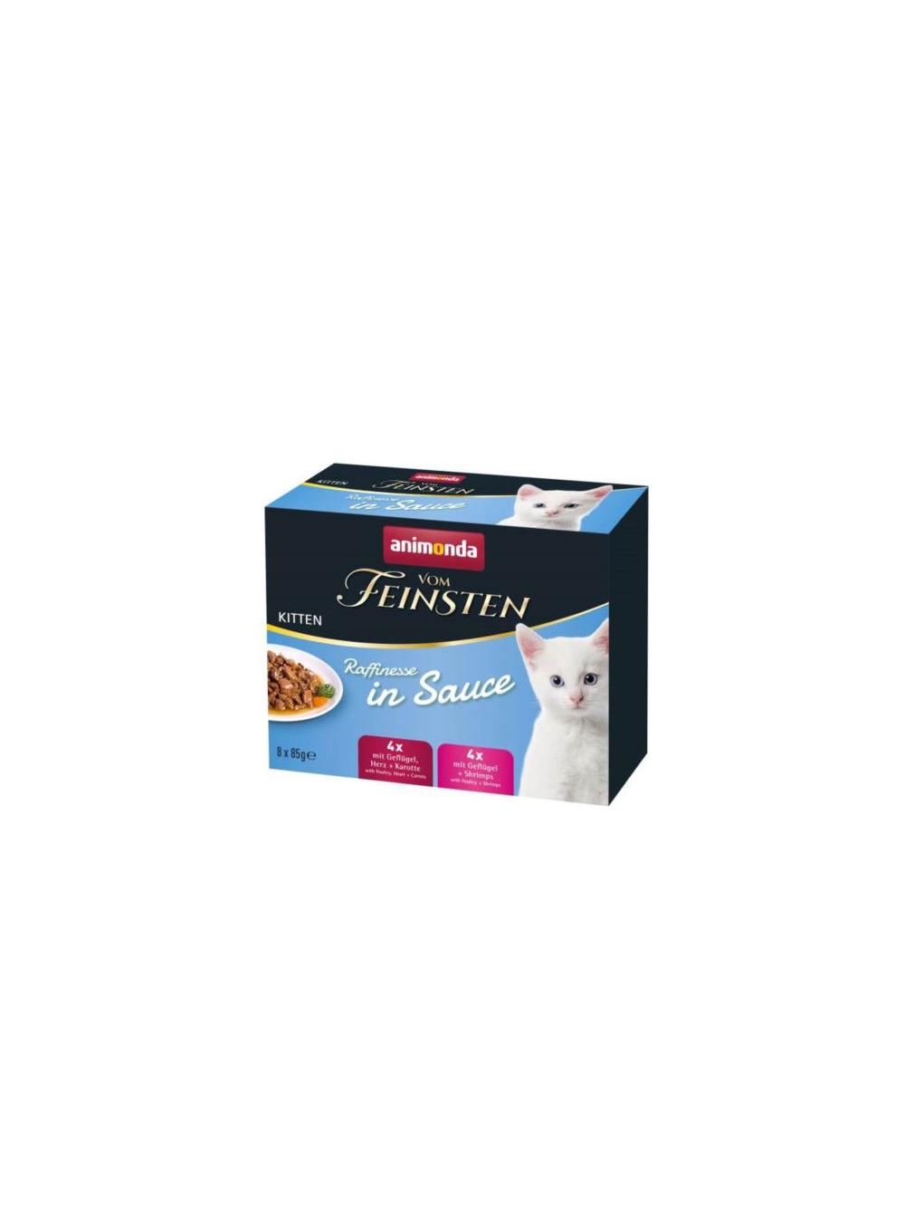 ANIMONDA Raffinesse Kitten 8x85g mix smaków