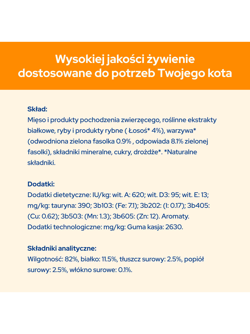 PURINA Cat Chow Adult Karma dla kotów z łososiem i zieloną fasolką w galaretce 10x85g (7+3 GRATIS)