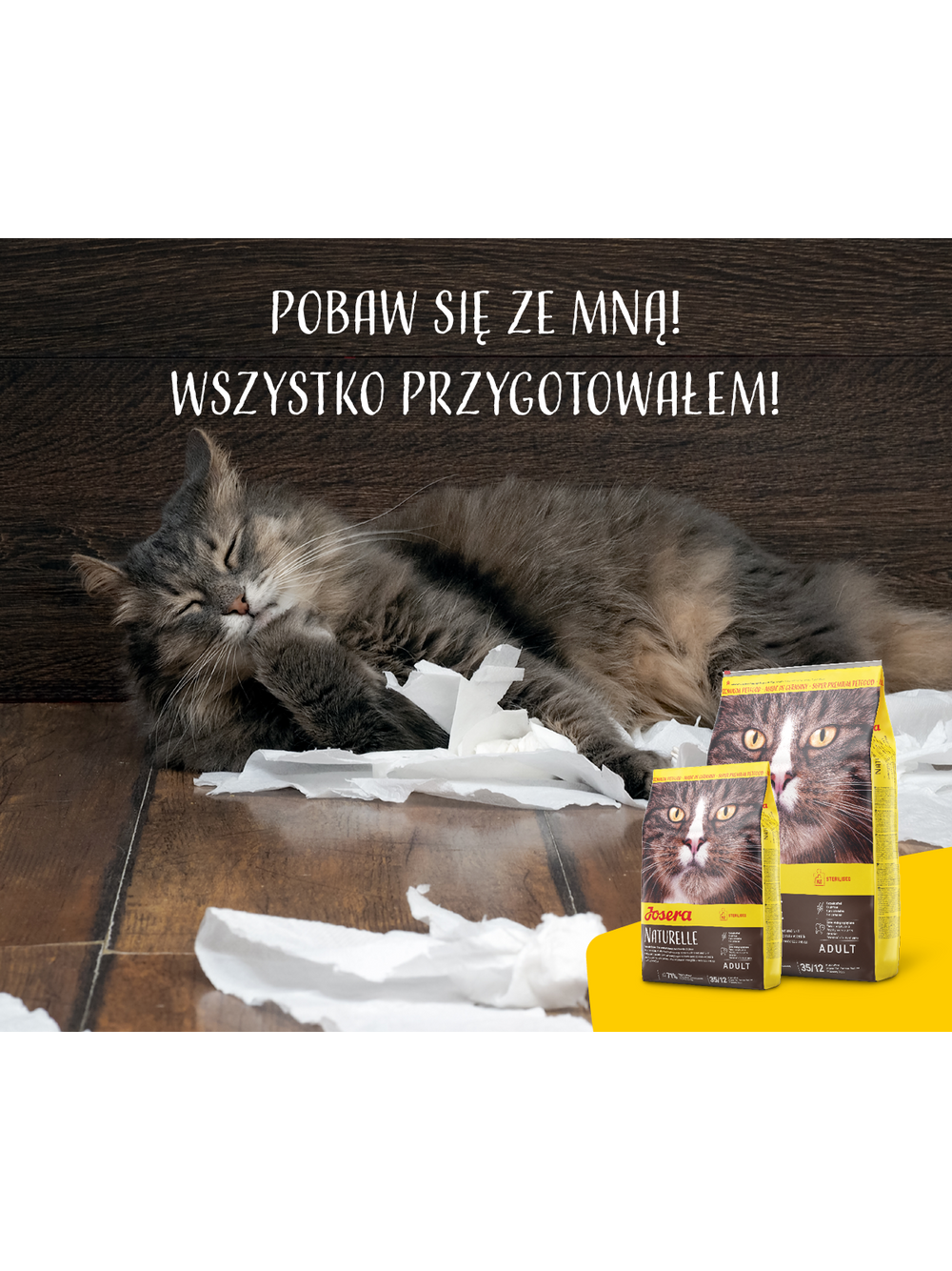 JOSERA Indoor 2kg + NIESPODZIANKA DLA KOTA GRATIS!