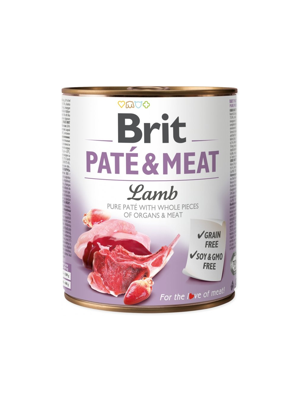 BRIT PATE & MEAT LAMB 6x800g
