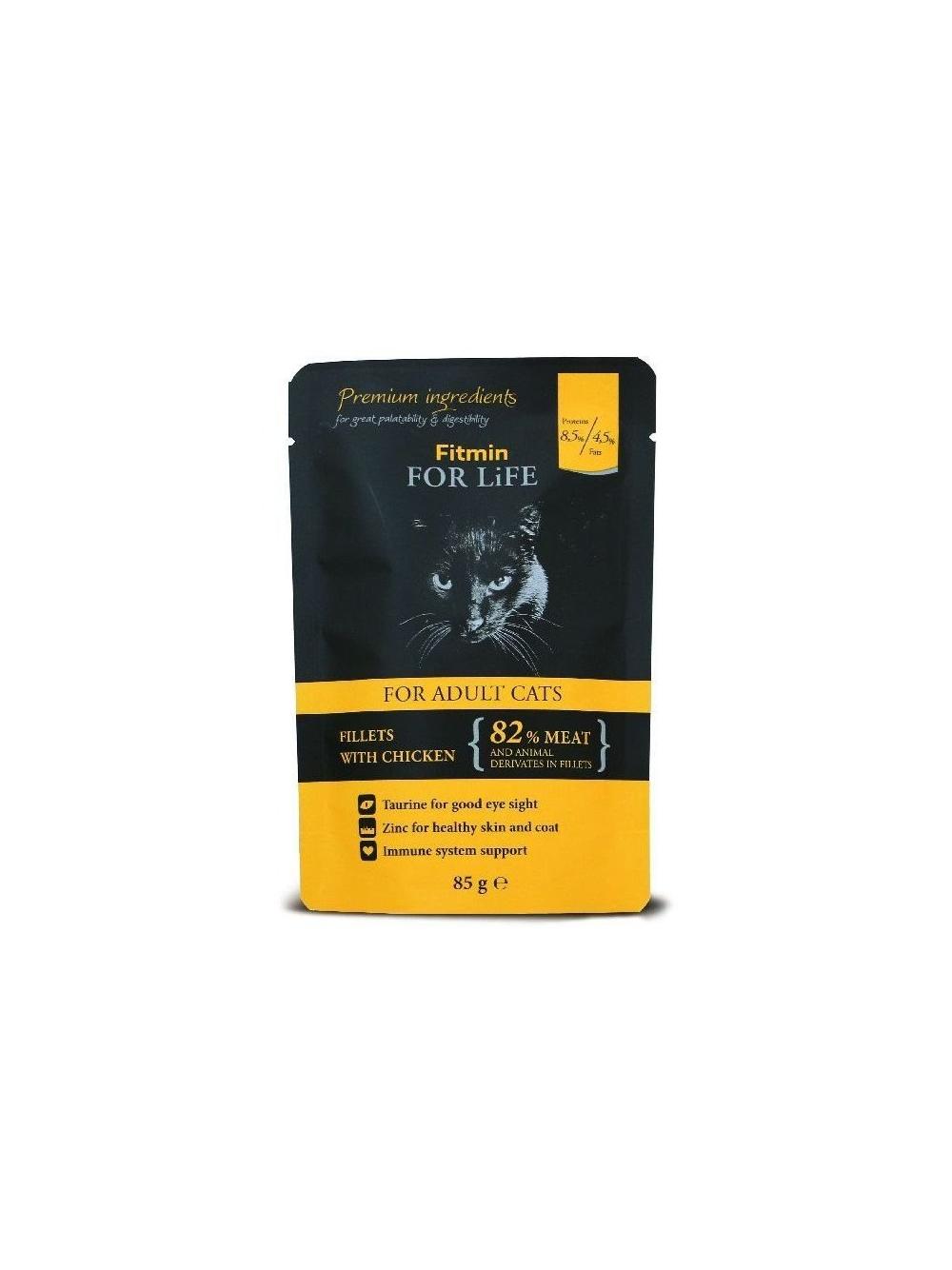 Fitmin Cat For Life Adult Chicken 14x85g