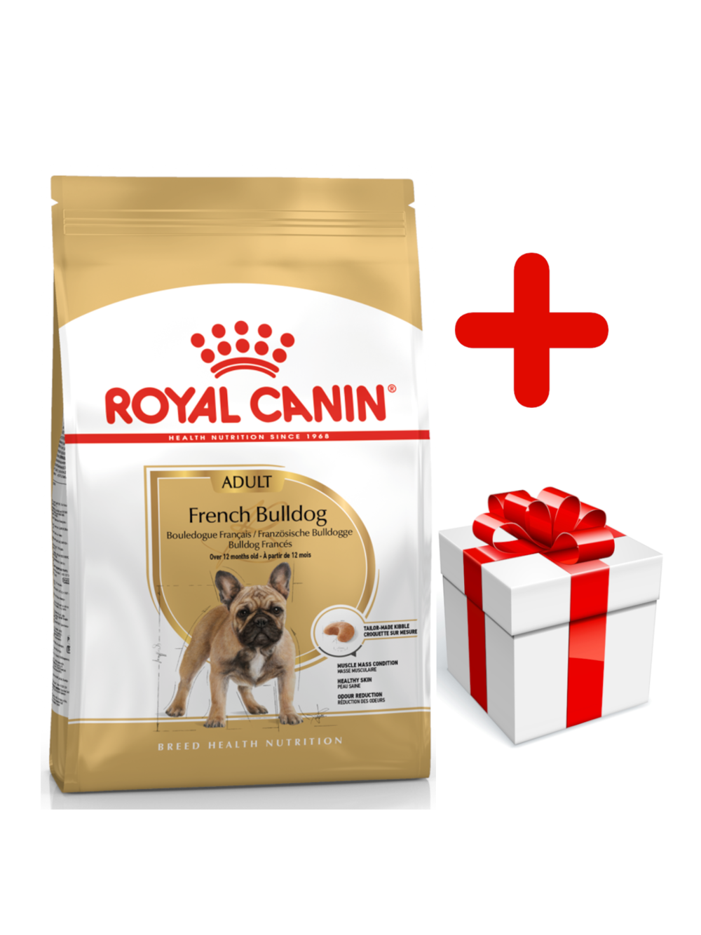 ROYAL CANIN French Bulldog Adult 9kg karma sucha dla psów dorosłych rasy bulldog francuski + niespodzianka dla psa GRATIS!