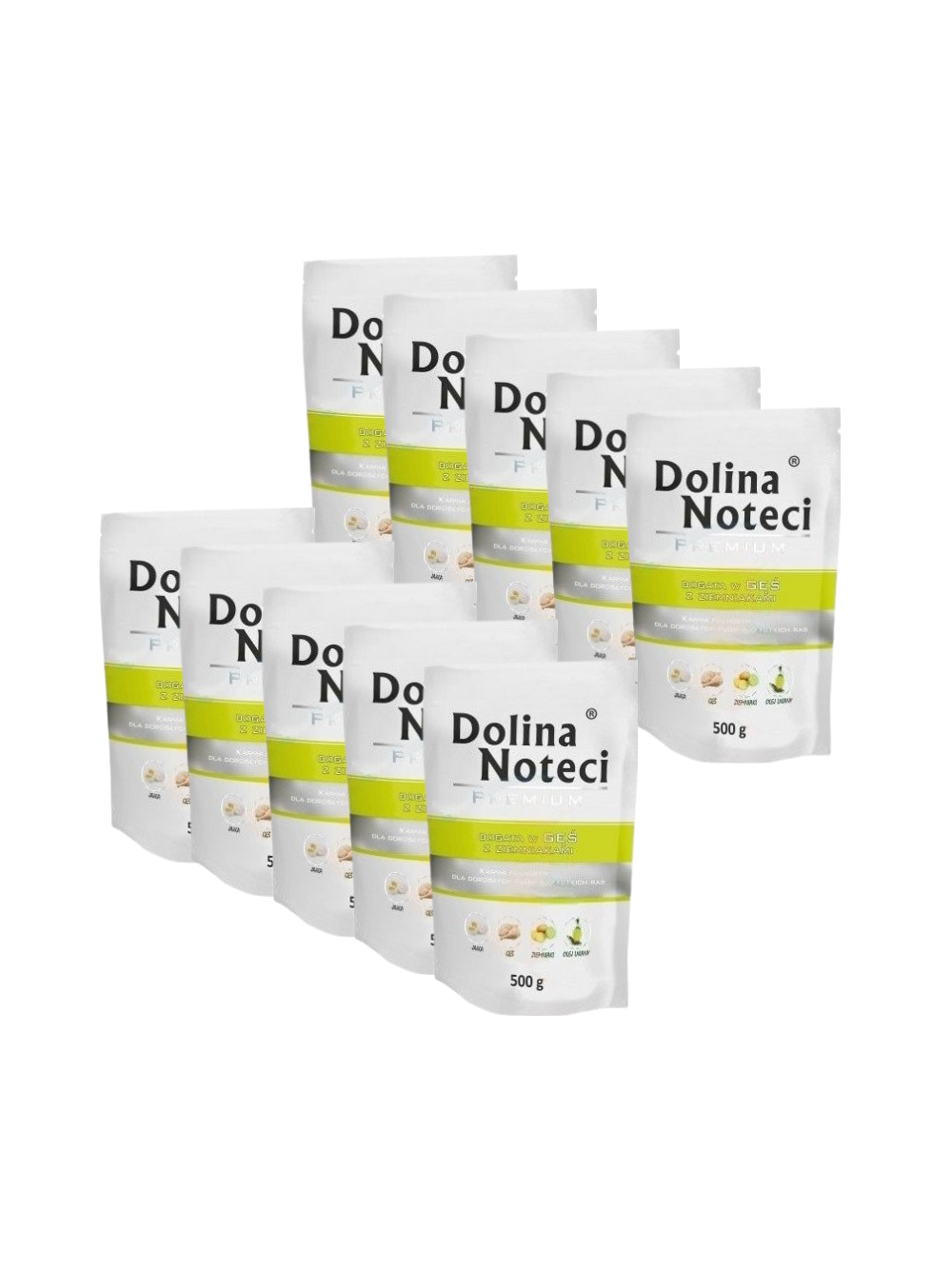 Dolina Noteci Premium Gęś z ziemniakami 10x500g