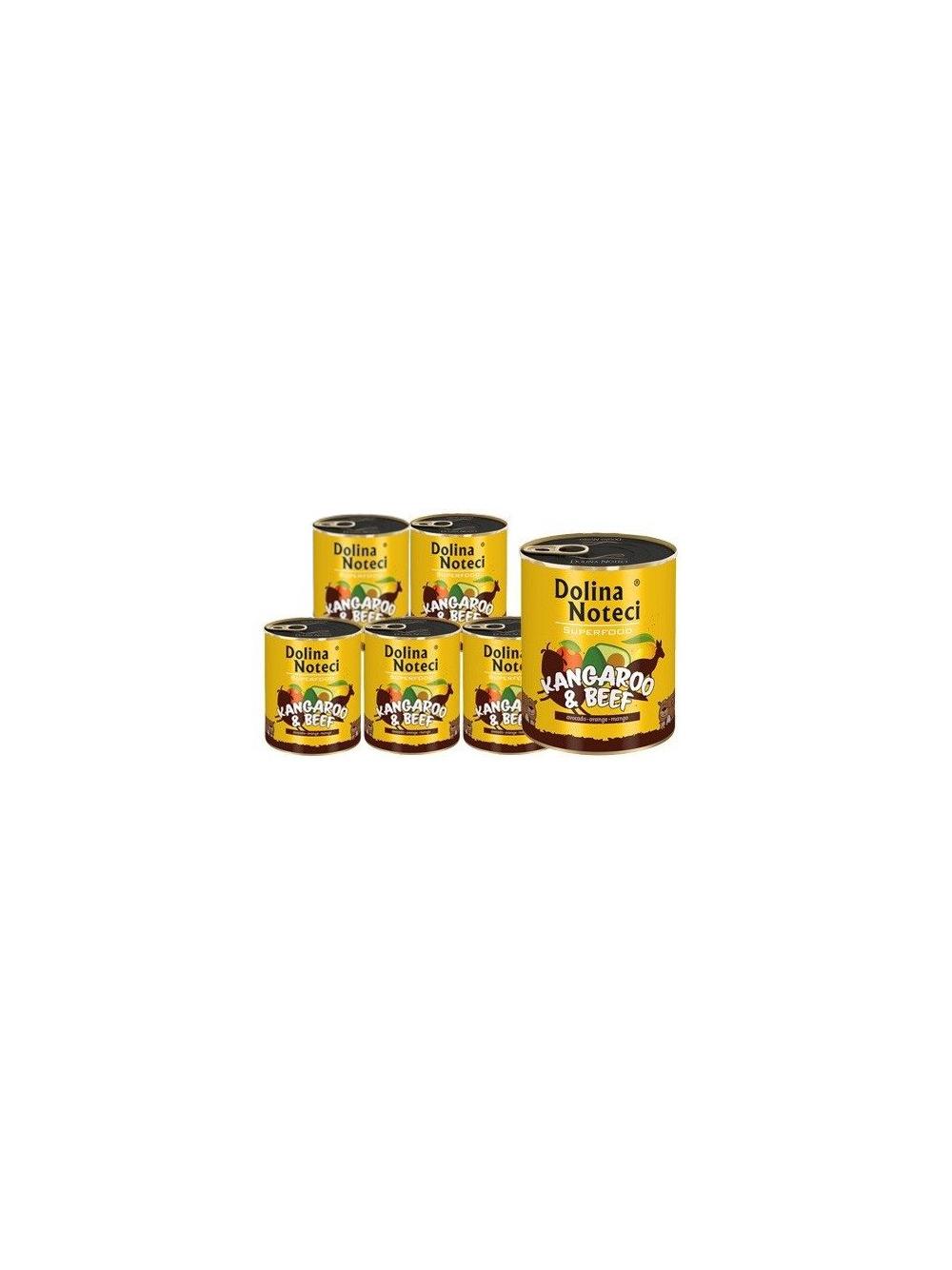 DOLINA NOTECI PREMIUM SUPERFOOD kangur i wołowina 6x800g