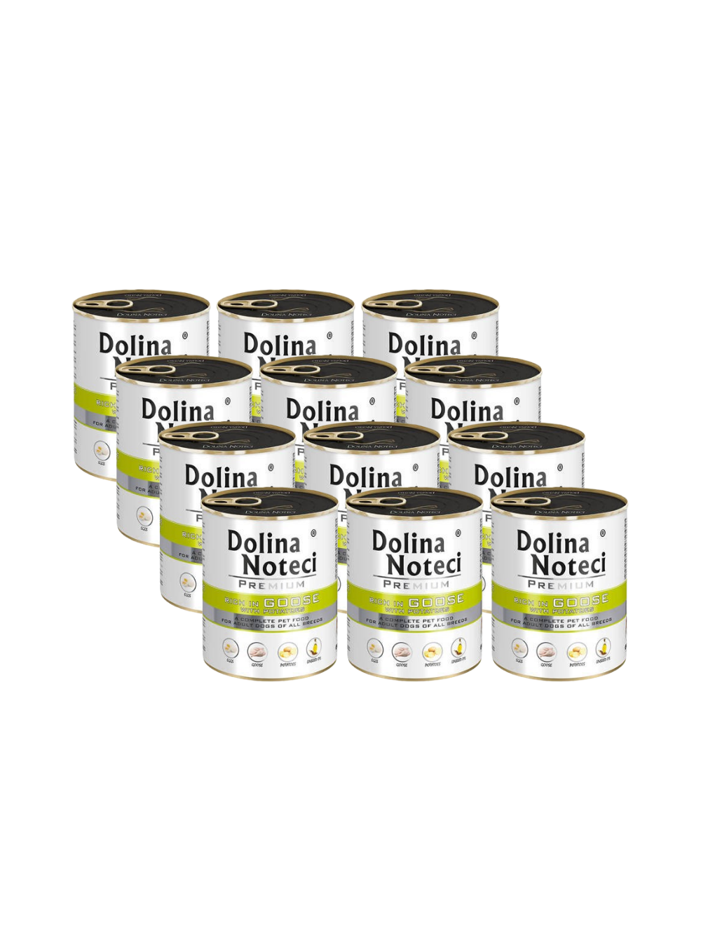 Dolina Noteci Premium Gęś z ziemniakami 12x800g