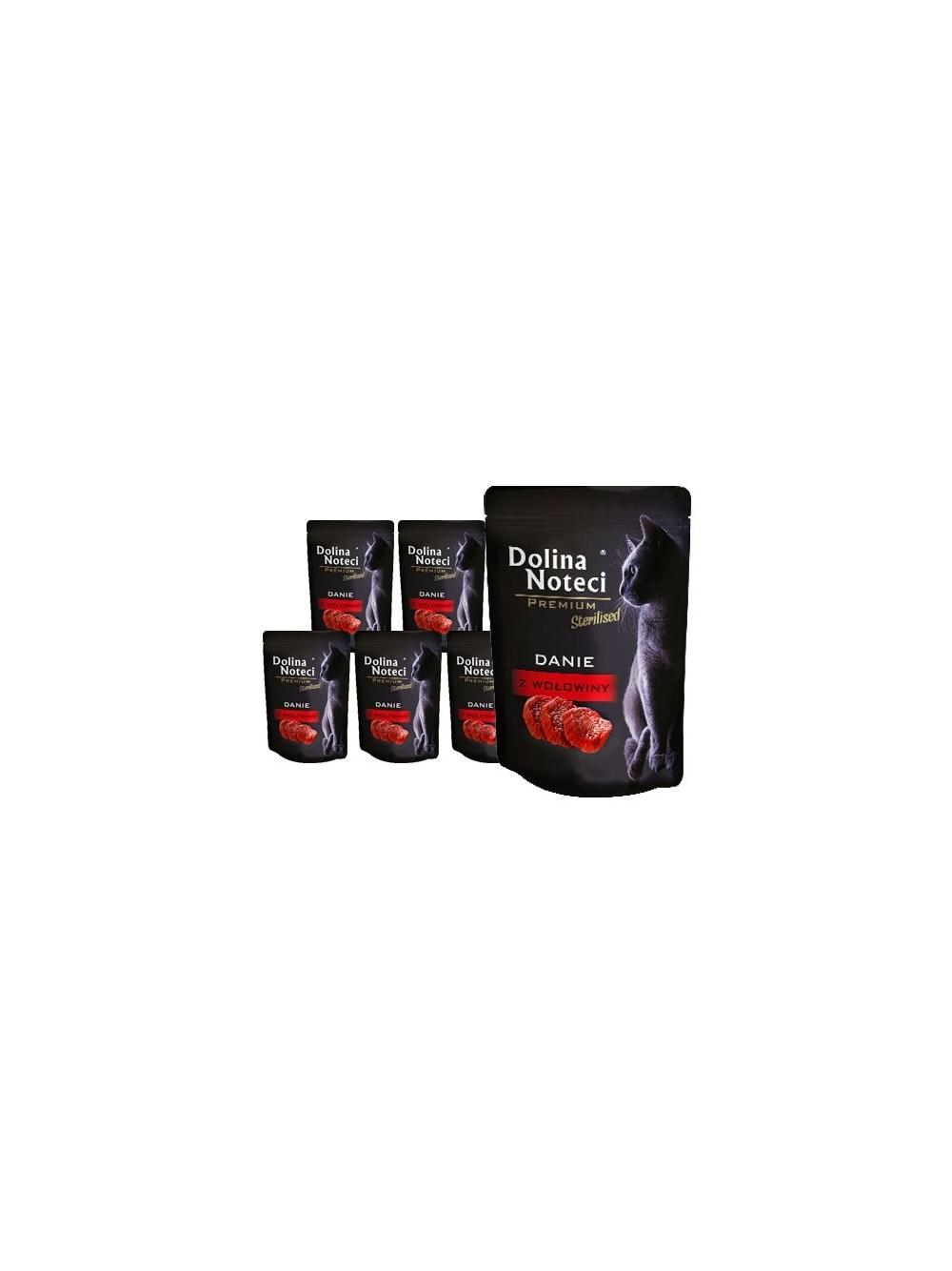 Dolina Noteci Premium dla kotów sterylizowanych z wołowiną 10x85g