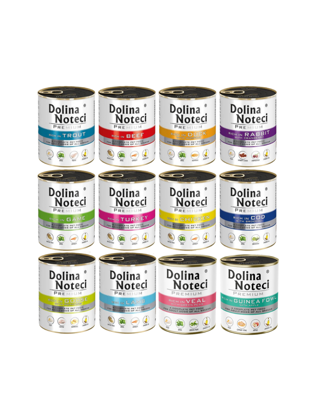 Dolina Noteci PREMIUM Mix Smaków 12x800g