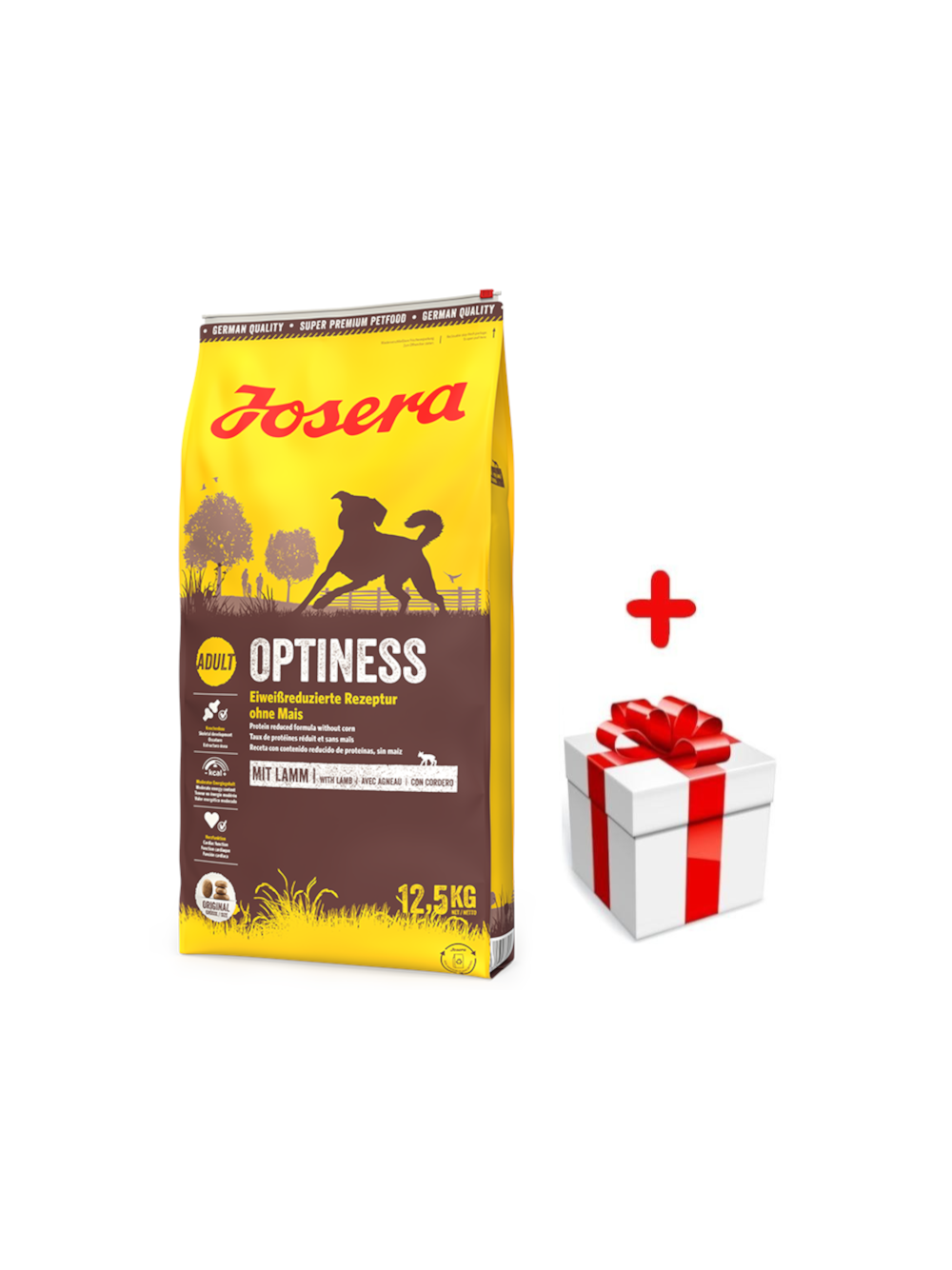 JOSERA Optiness 12,5kg + niespodzianka dla psa GRATIS!