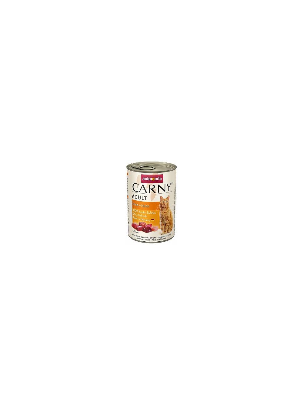 ANIMONDA Cat Carny Adult smak: wołowina i kurczak 18x400g