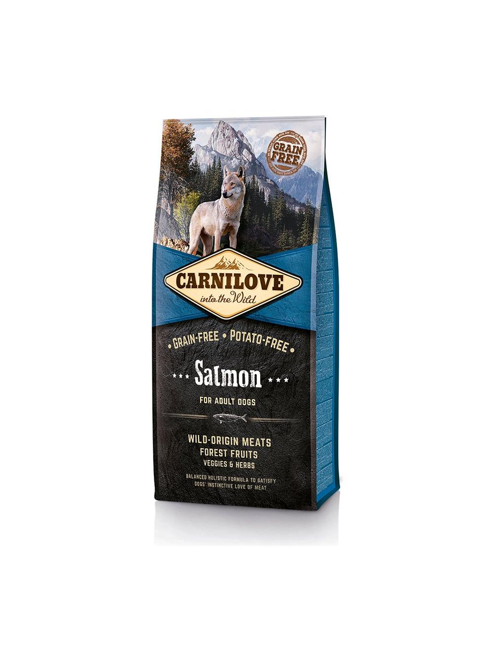 Carnilove Salmon for Adult 1,5kg /Opakowanie uszkodzone (8389,8392,8421,8417,8559,8559,8570,8628) !!!