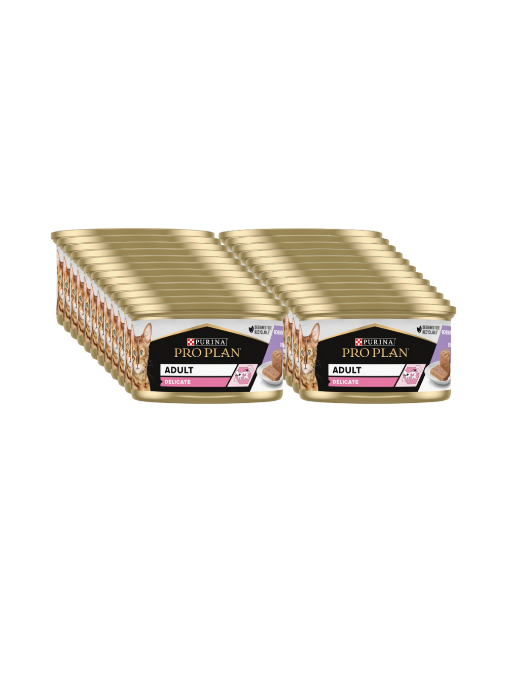 PRO PLAN Adult Delicate Mokra karma dla kota mus z indykiem 24x85g