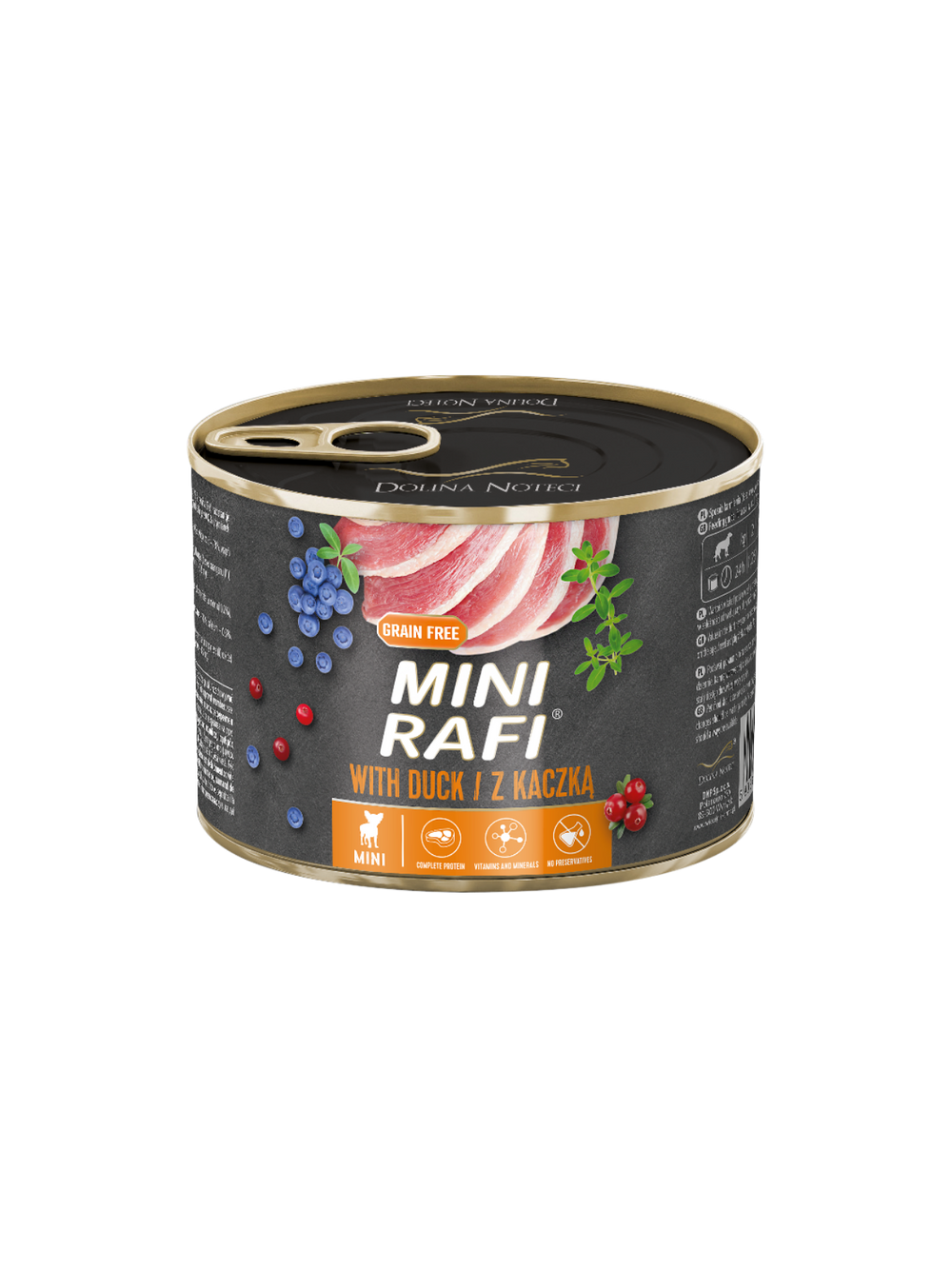 DOLINA NOTECI Mini Rafi z kaczką 185g
