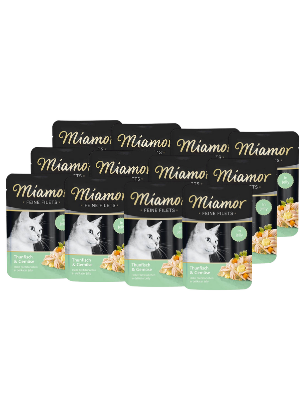 Miamor Feine Filets - mokra karma dla kota filety z tuńczyka z warzywami 12x100g