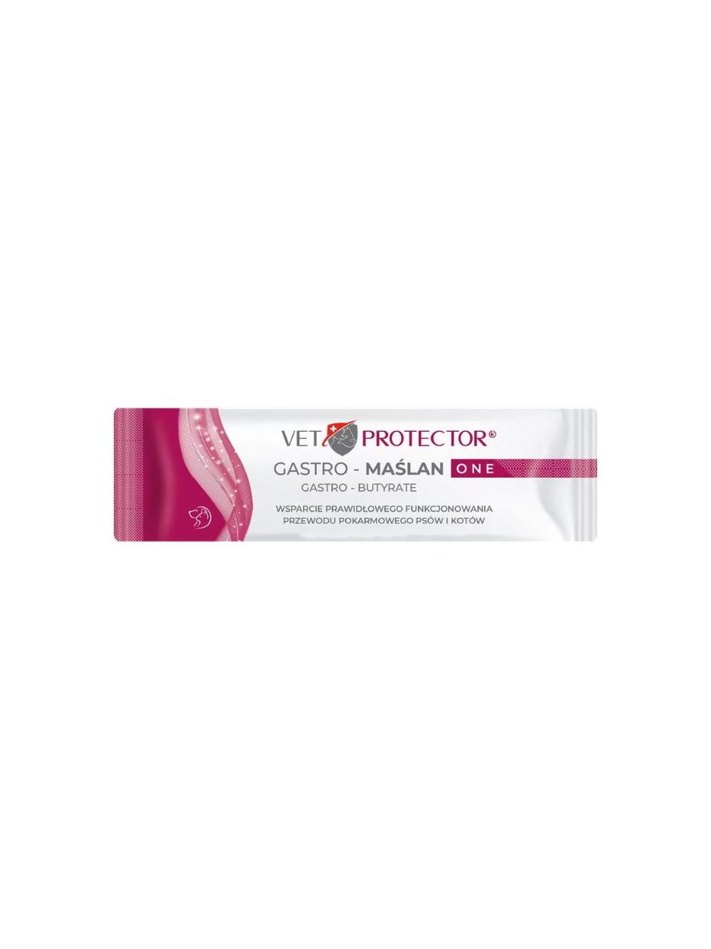 VET PROTECTOR® GASTRO – MAŚLAN ONE – preparat wspierający funkcjonowanie przewodu pokarmowego dla psa i kota 3 ml