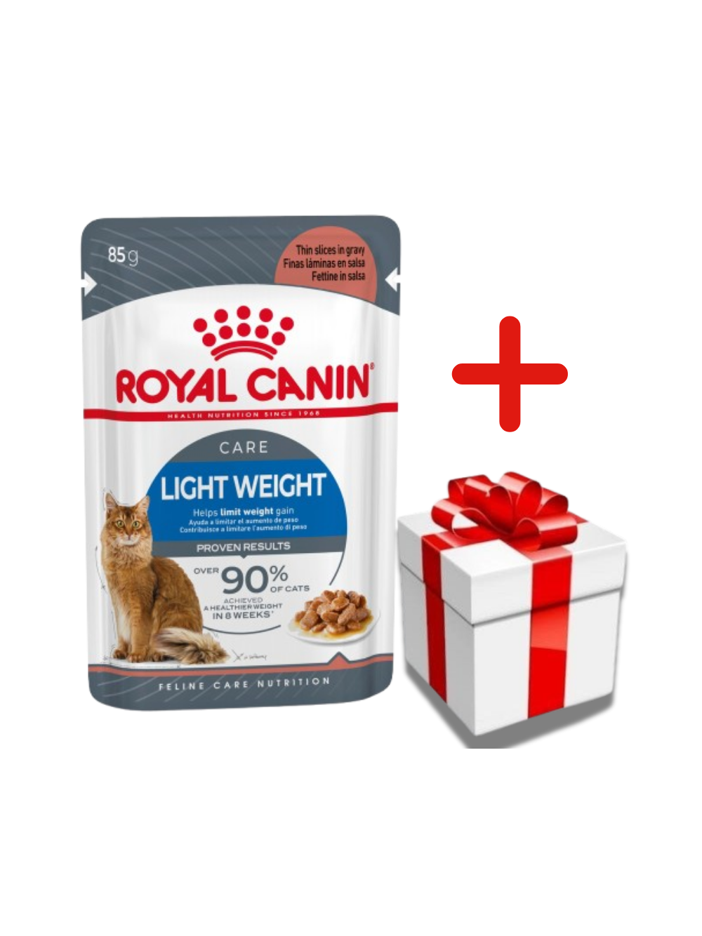 ROYAL CANIN Light  Weight Care12x85g karma mokra w sosie dla kotów dorosłych z tendencją do nadwagi + NIESPODZIANKA DLA KOTA GRATIS!!
