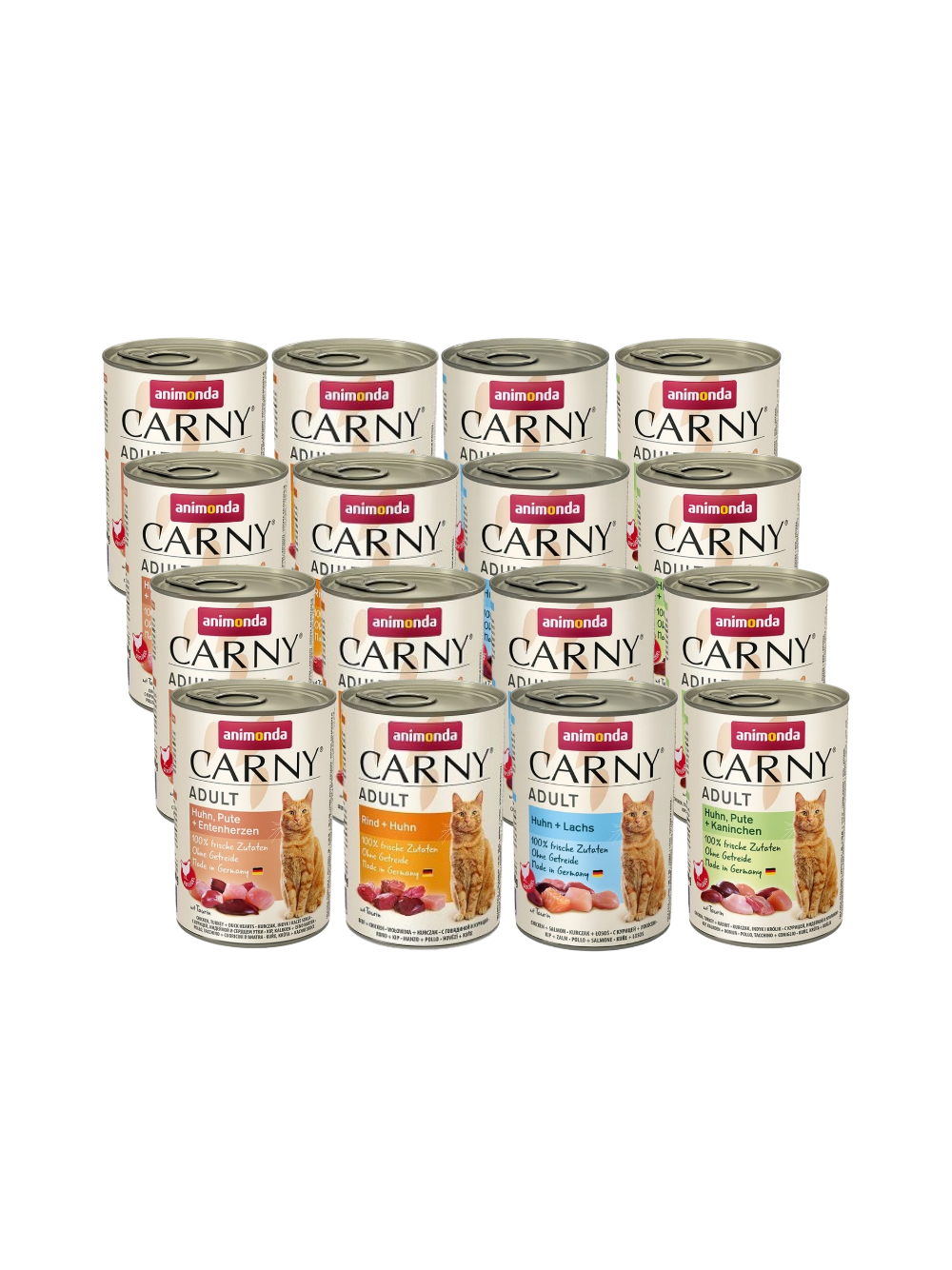 ANIMONDA Cat Carny Adult smak Mix Smaków 12x400g