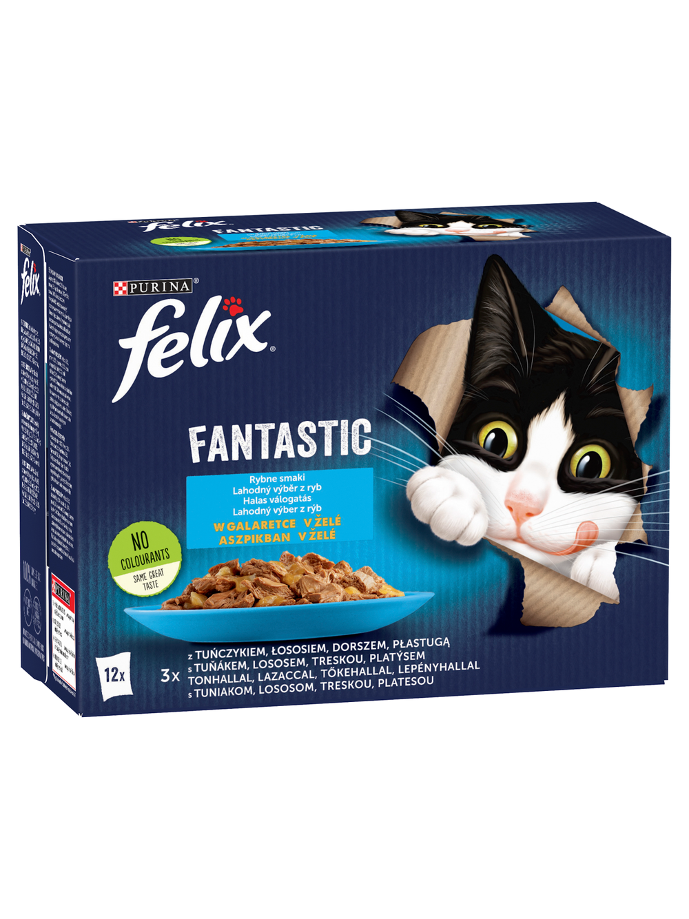 FELIX Fantastic Rybne Smaki w galaretce: 72x85g