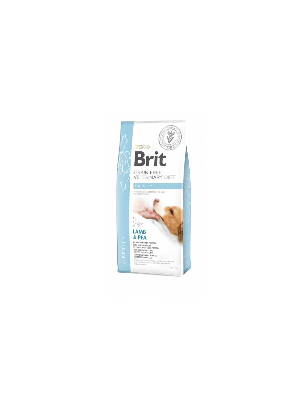 Brit GF veterinary diets dog Obesity 2 kg + niespodzianka dla psa GRATIS