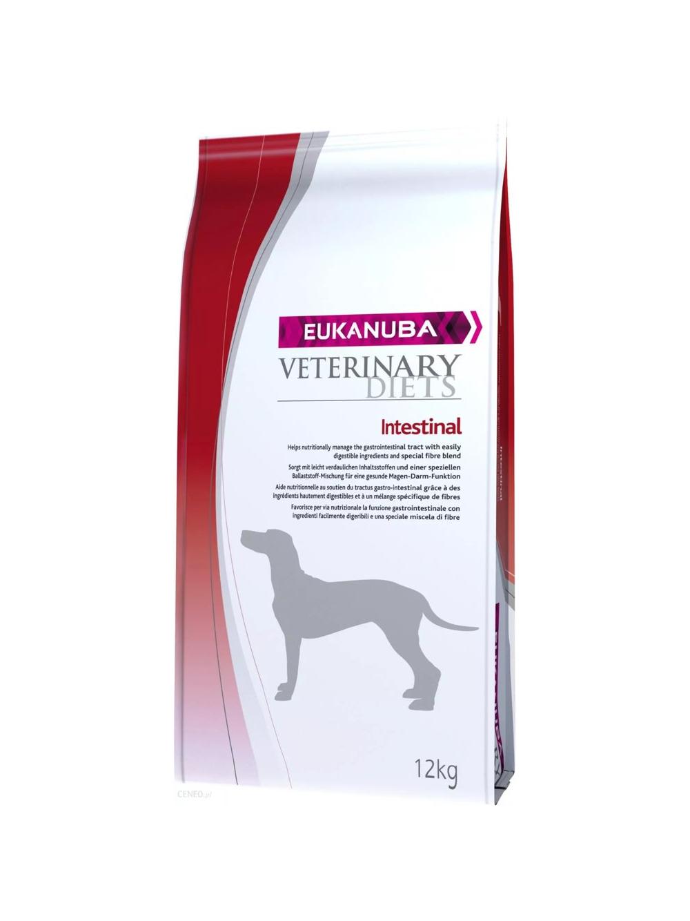 EUKANUBA Intestinal Dog 8kg /Opakowanie uszkodzone (5295)!!!