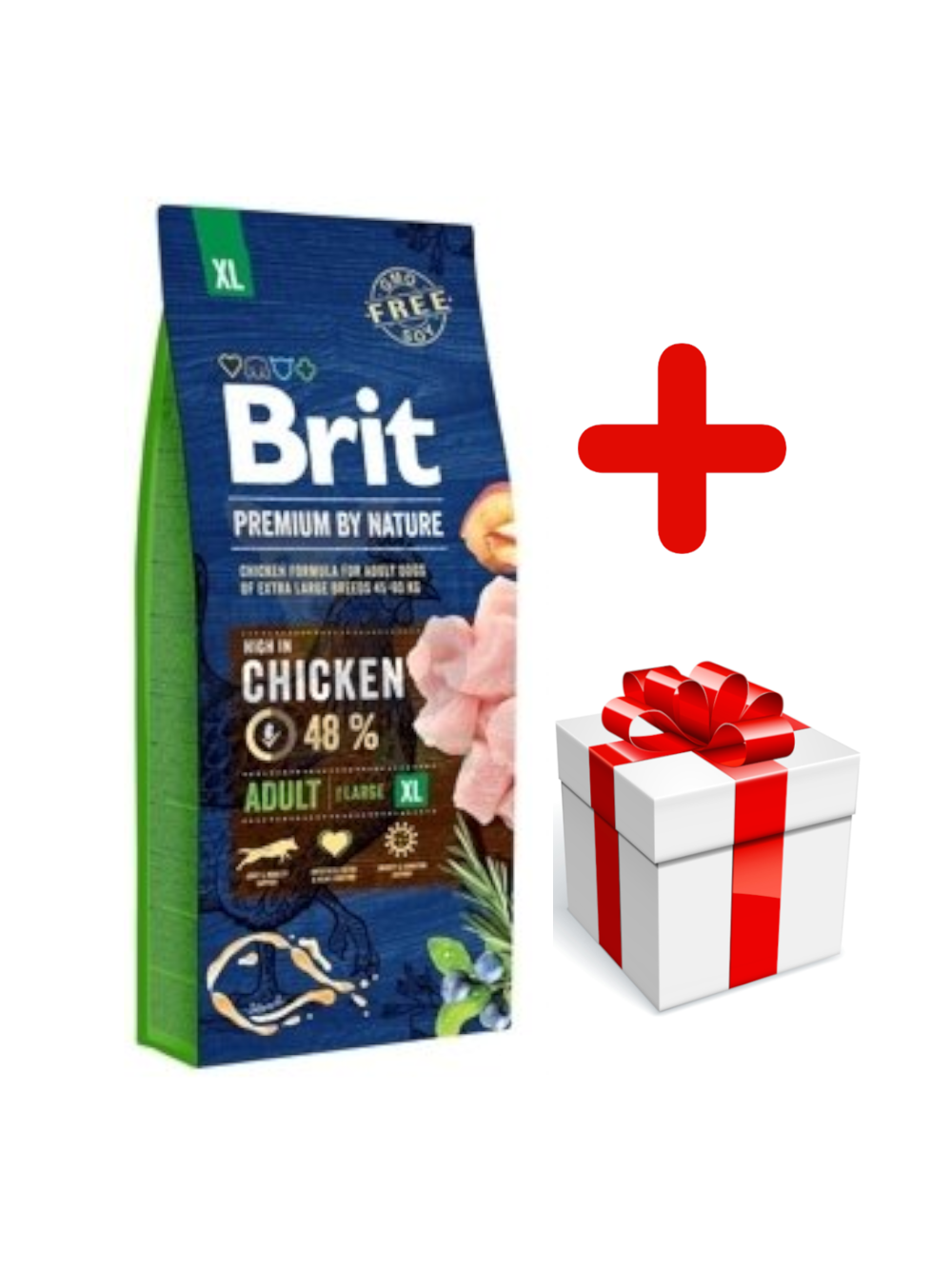 BRIT Premium By Nature Adult XL 15kg + niespodzianka dla psa GRATIS!