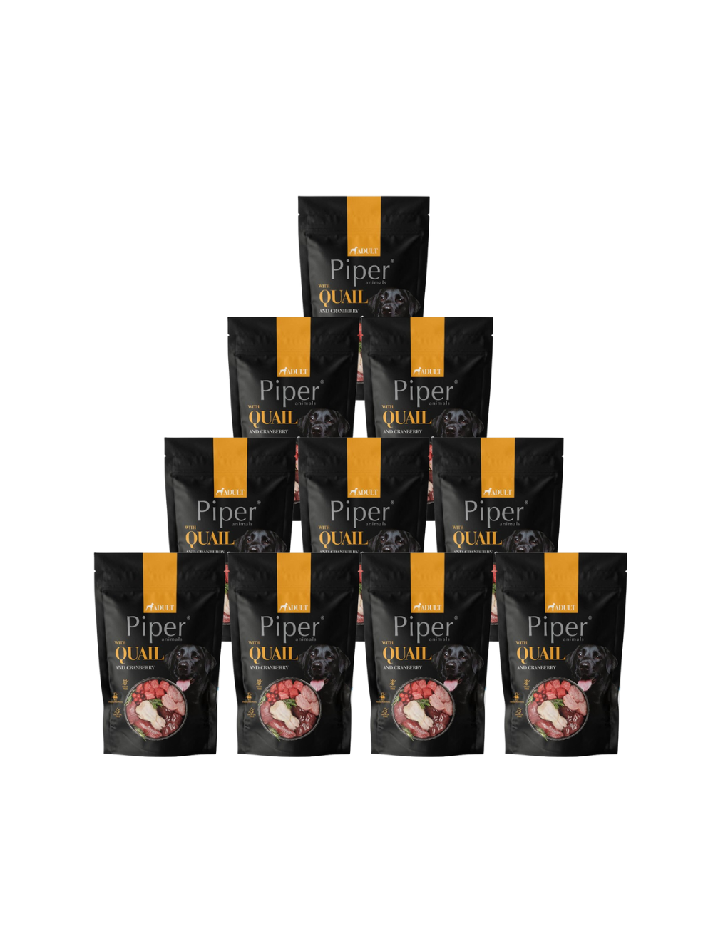 DOLINA NOTECI Piper dla psa z przepiórką i żurawiną 10x500g