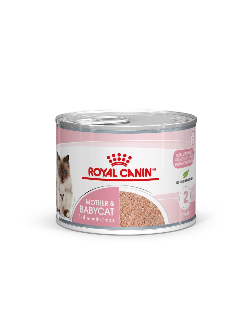 ROYAL CANIN®   Babycat Instinctive Mousse 195 g puszka karma mokra, mus dla kociąt od odsadzenia do 4 miesiąca życia