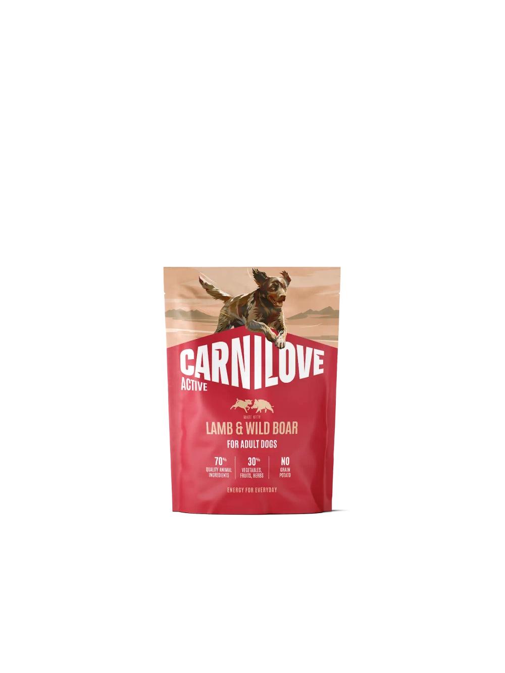 CARNILOVE Active Dog Lamb & Wild Boar for Adult 1,5kg