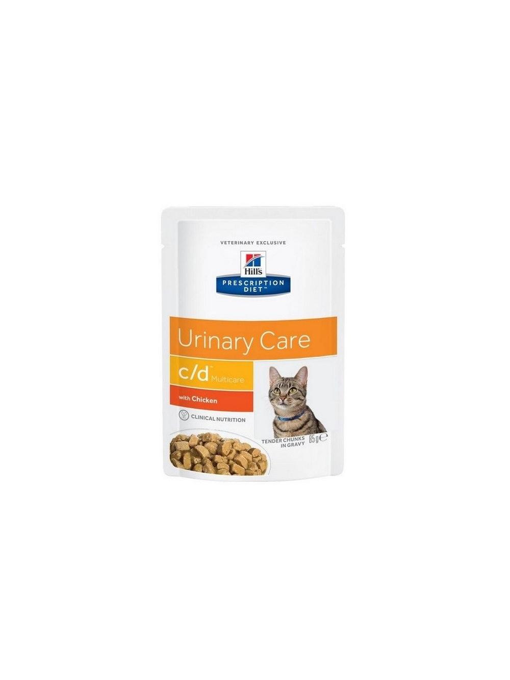 HILL'S PD Prescription Diet Feline c/d Multicare Kurczak  12 x 85g saszetka