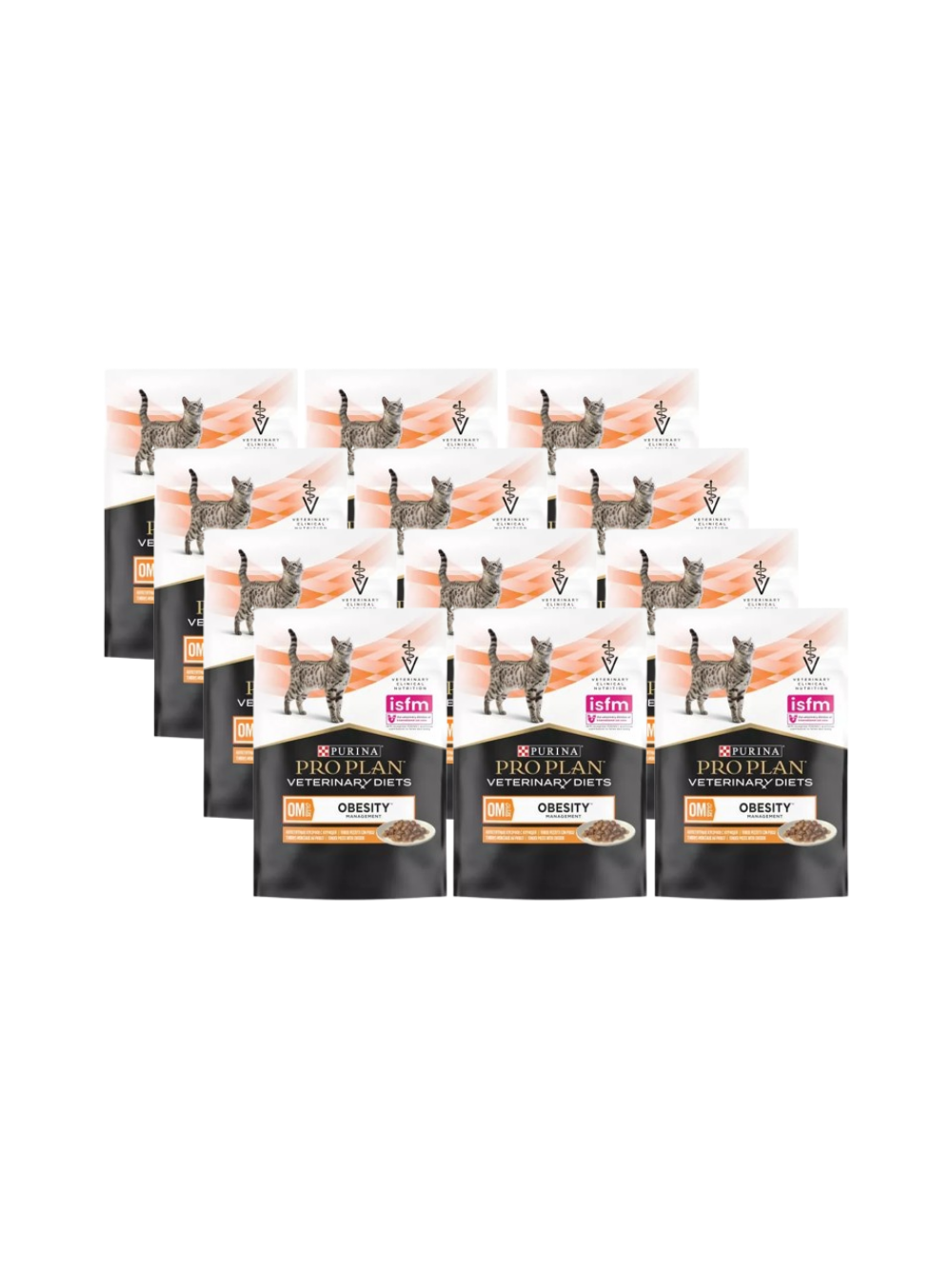 PRO PLAN Veterinary Diets OM St/Ox Obesity Management Karma dla kotów z kurczakiem 12x85g