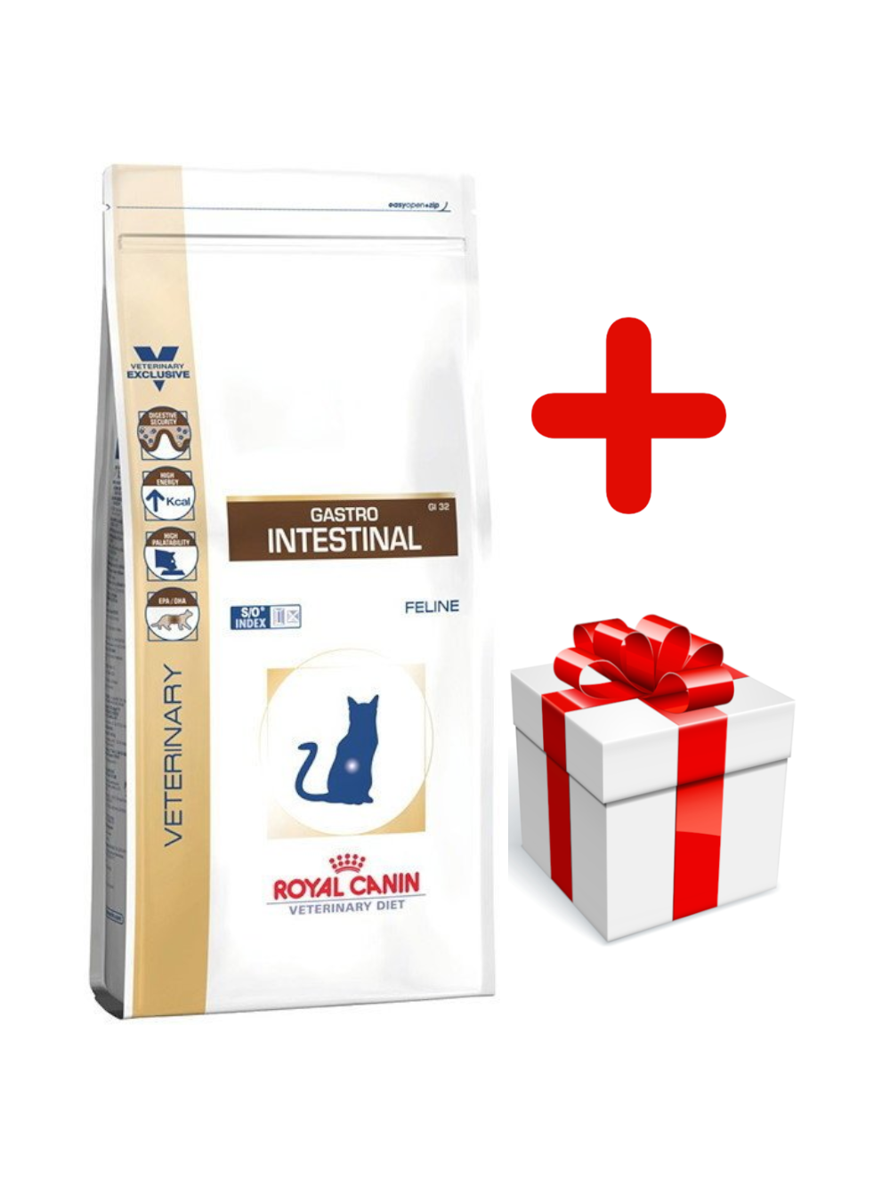 ROYAL CANIN Gastro Intestinal GI 32 4kg KOT  + niespodzianka dla kota GRATIS!