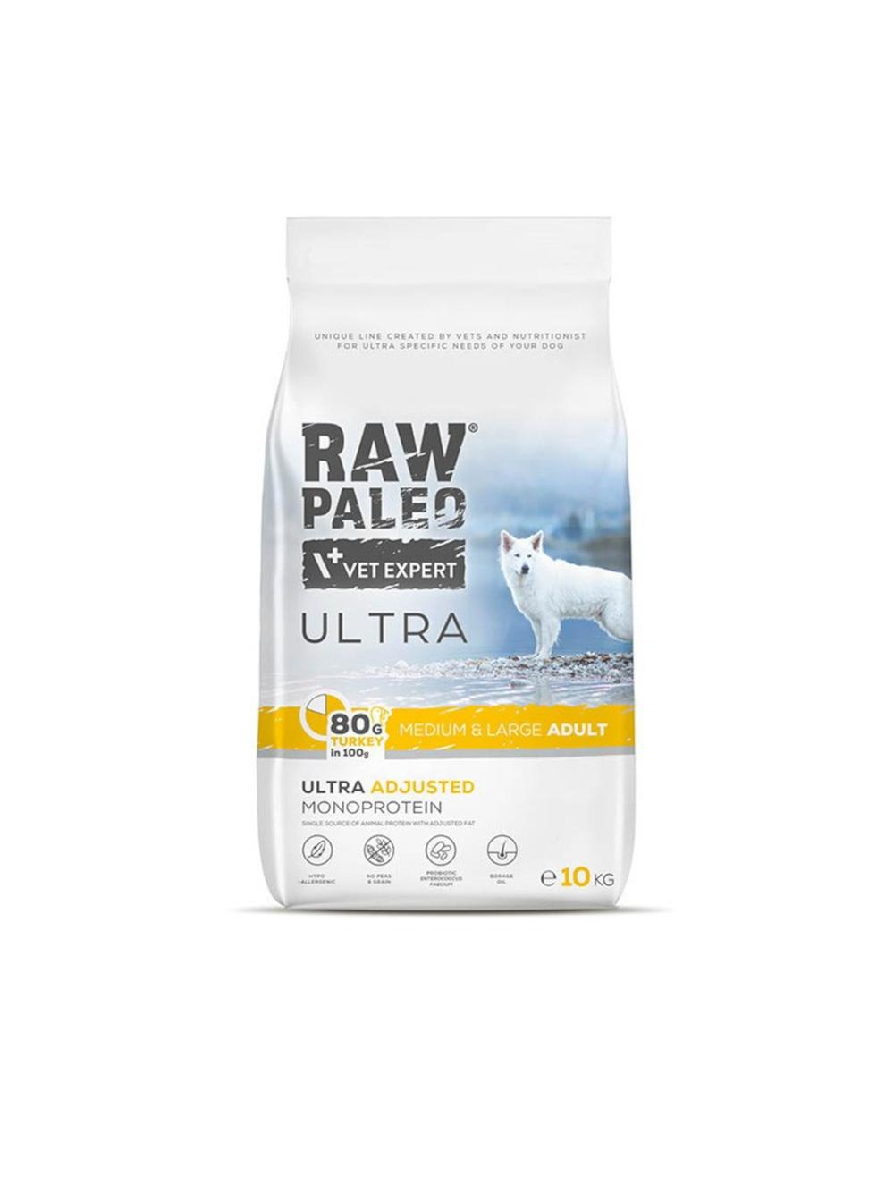 Vetexpert Raw Paleo Turkey Adult Medium/ Large 10kg