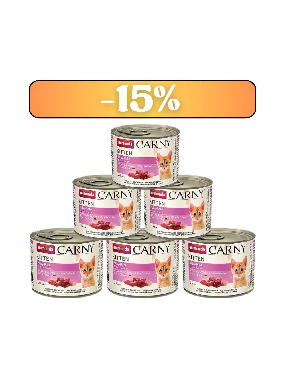 ANIMONDA Cat Carny  Baby Pate 6x200g
