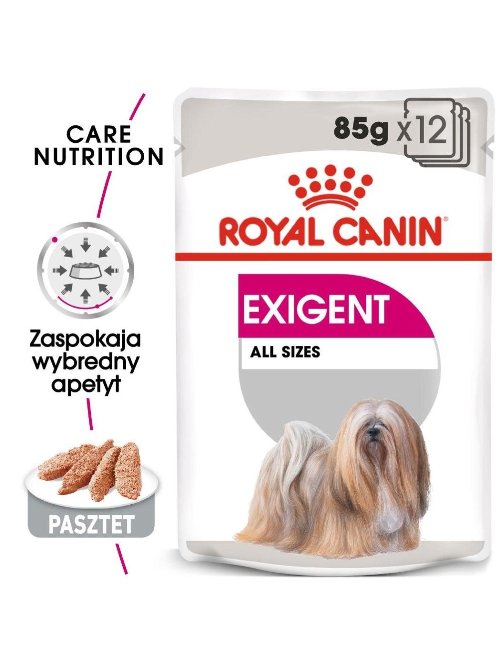 ROYAL CANIN CCN Exigent 12x85g karma mokra - pasztet dla psów dorosłych, wybrednych
