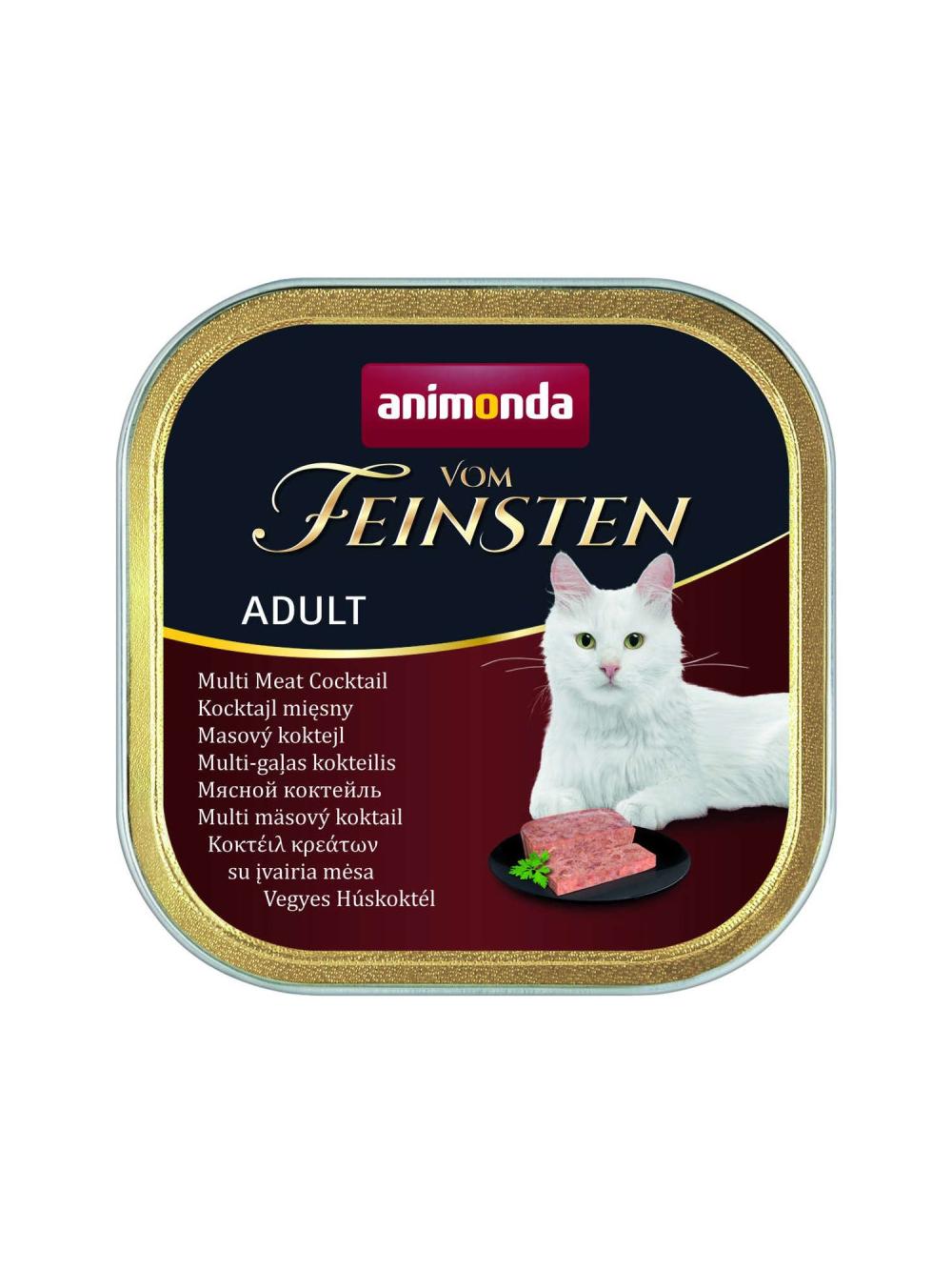 ANIMONDA Vom Feinsten Adult Cat smak: Mix różnych mięs 100g