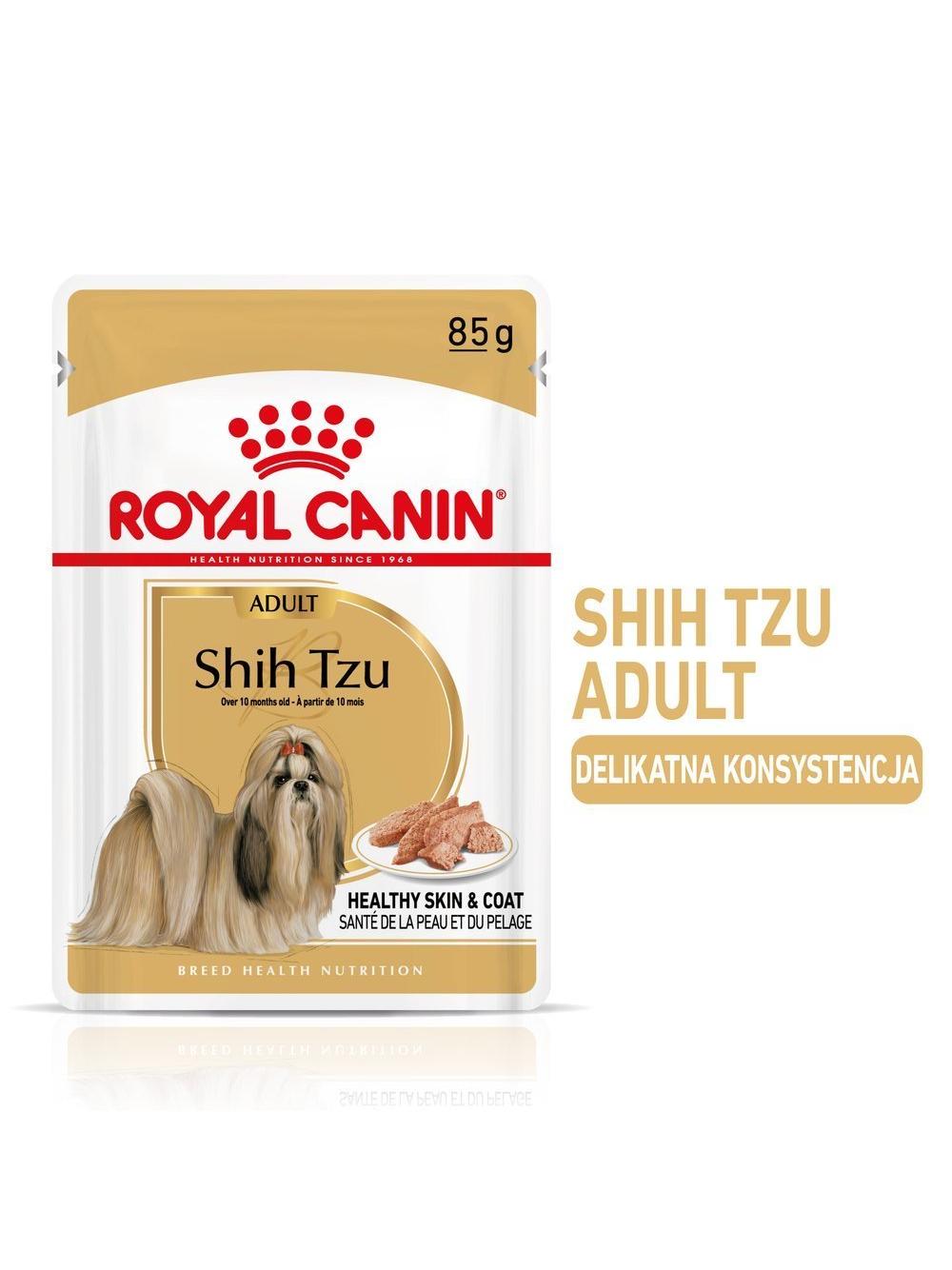 ROYAL CANIN Shih Tzu Adult 12x85g karma mokra -pasztet, dla psów dorosłych rasy shih tzu