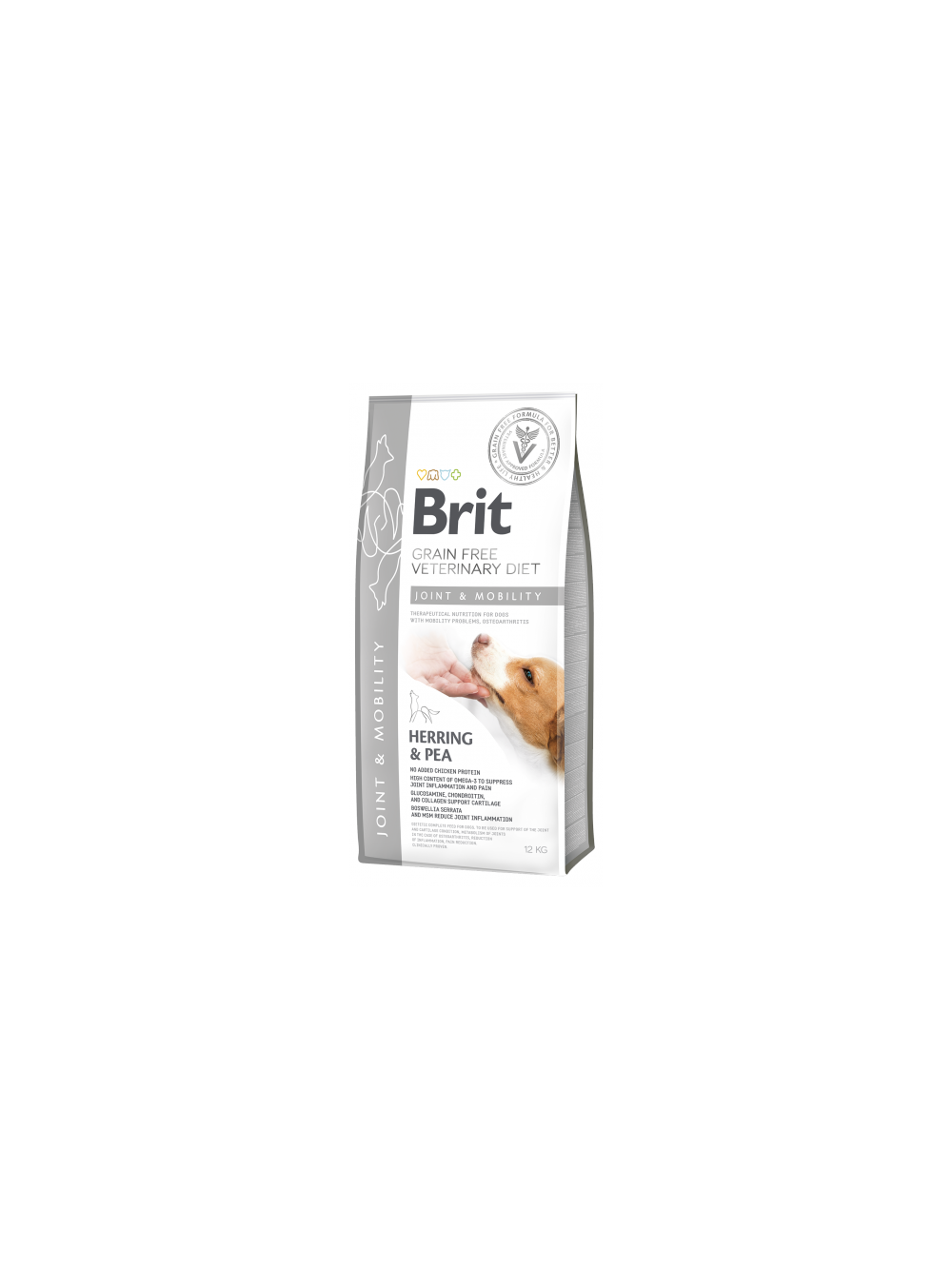 Brit gf veterinary diets dog Mobility 12kg