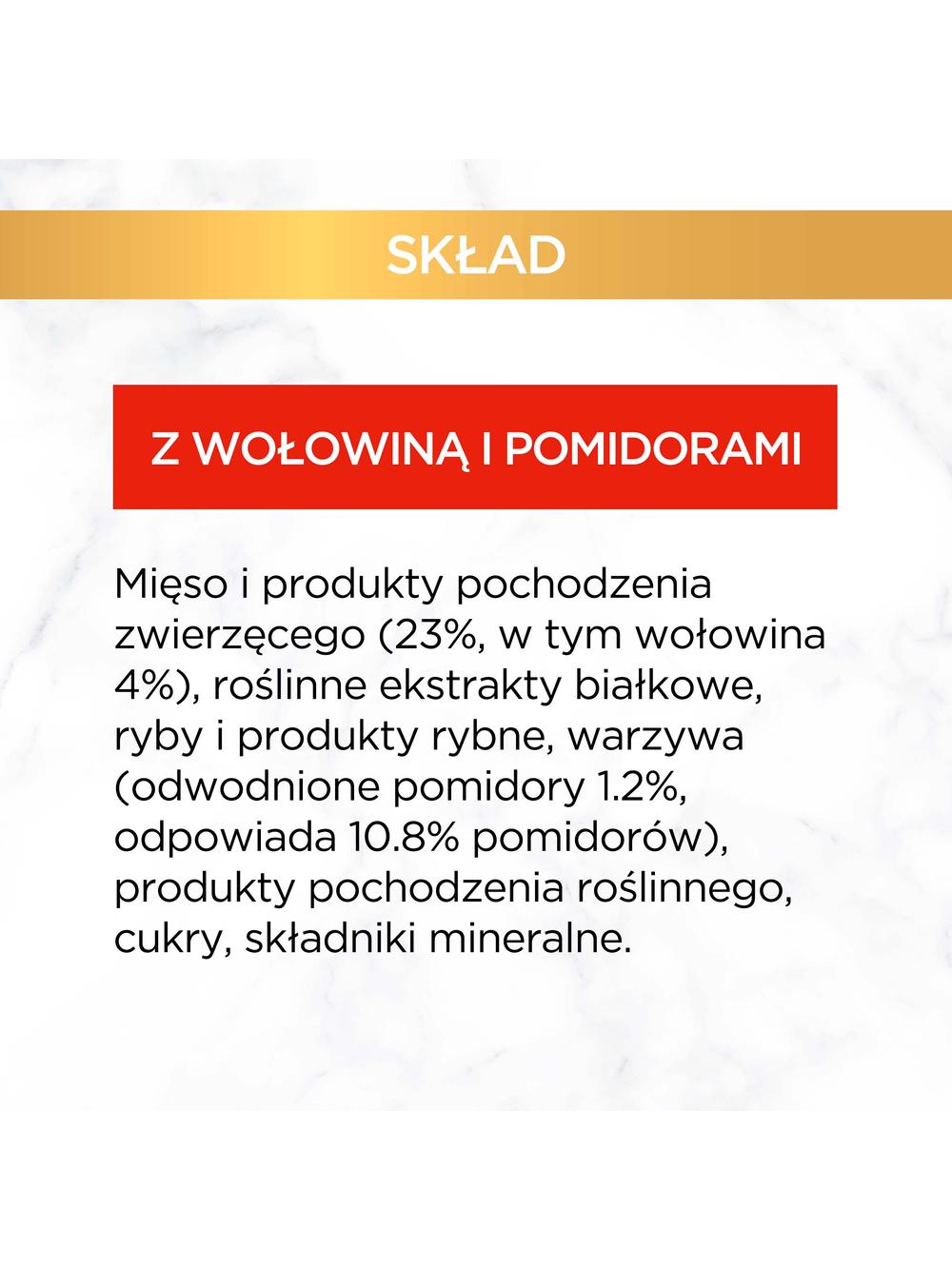 Purina Gourmet Gold wołowina w pomidorach 85g