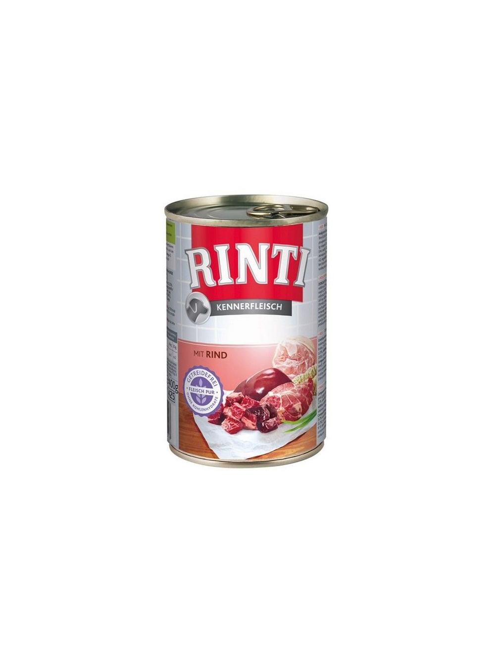 Rinti Kennerfleisch Rind karma mokra dla psa - wołowina 400g