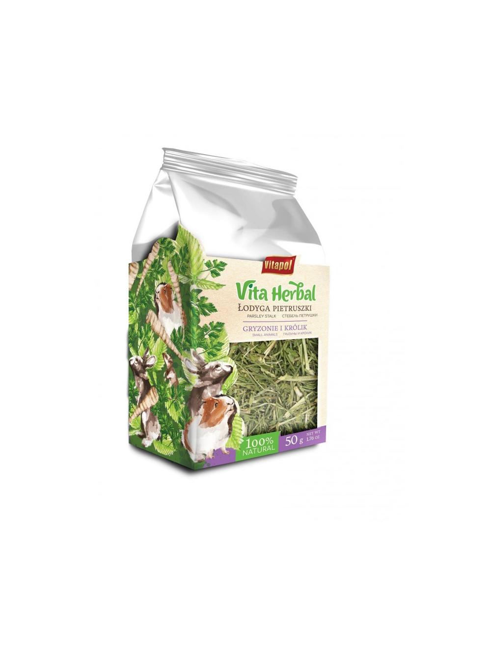 VITAPOL Vita Herbal dla gryzoni i królika łodyga pietruszki 50g