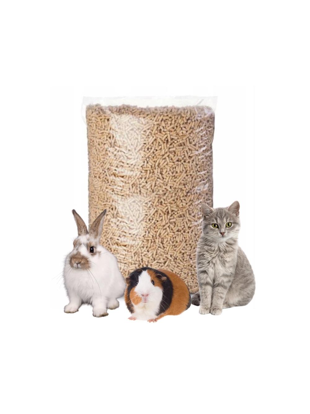 EcoPellet Ekologiczny żwirek drewniany pellet dla kota, świnki, królika 115x7L (460kg)