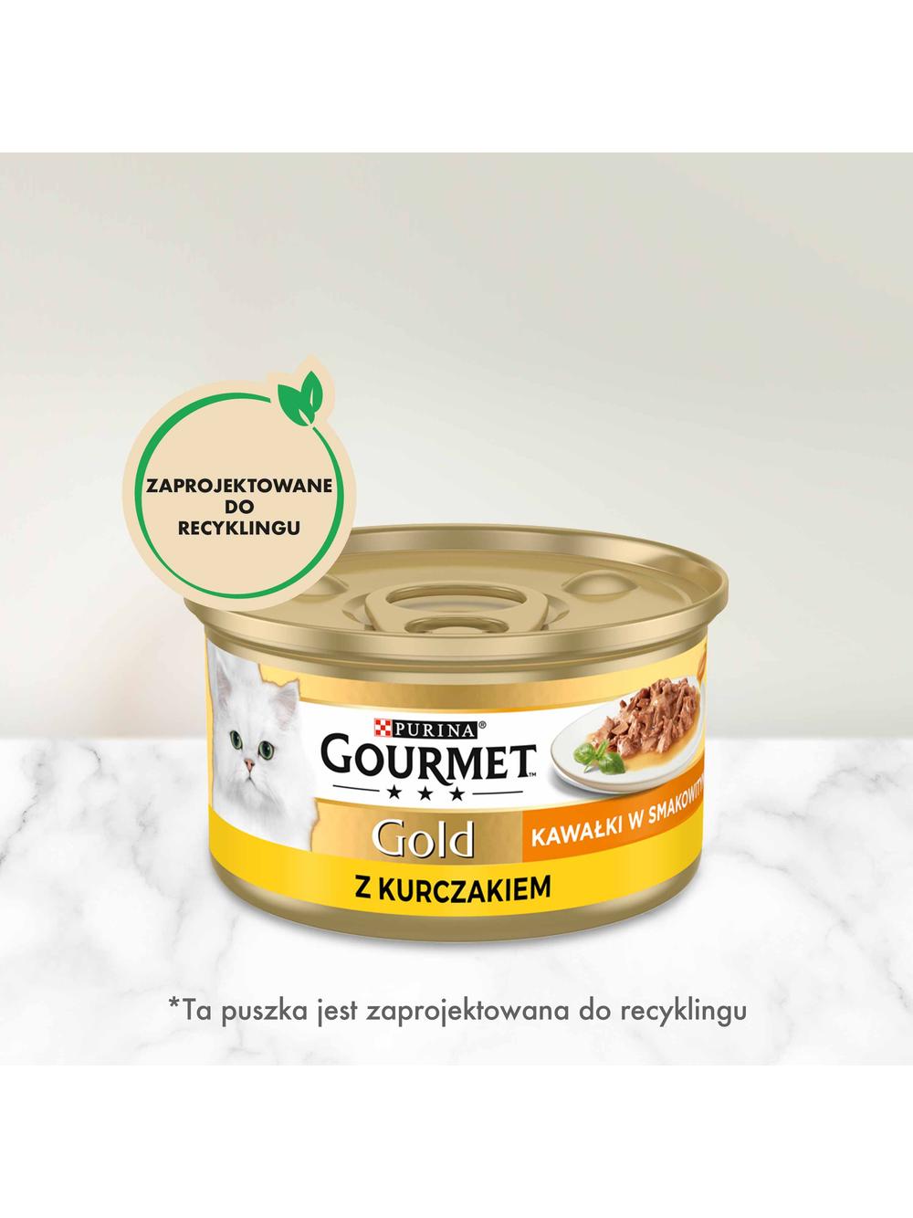 Purina Gourmet Gold Sauce Delight z kurczakiem 48x85g