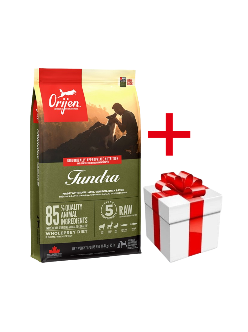 ORIJEN Tundra Dog 6kg+ niespodzianka dla psa GRATIS!