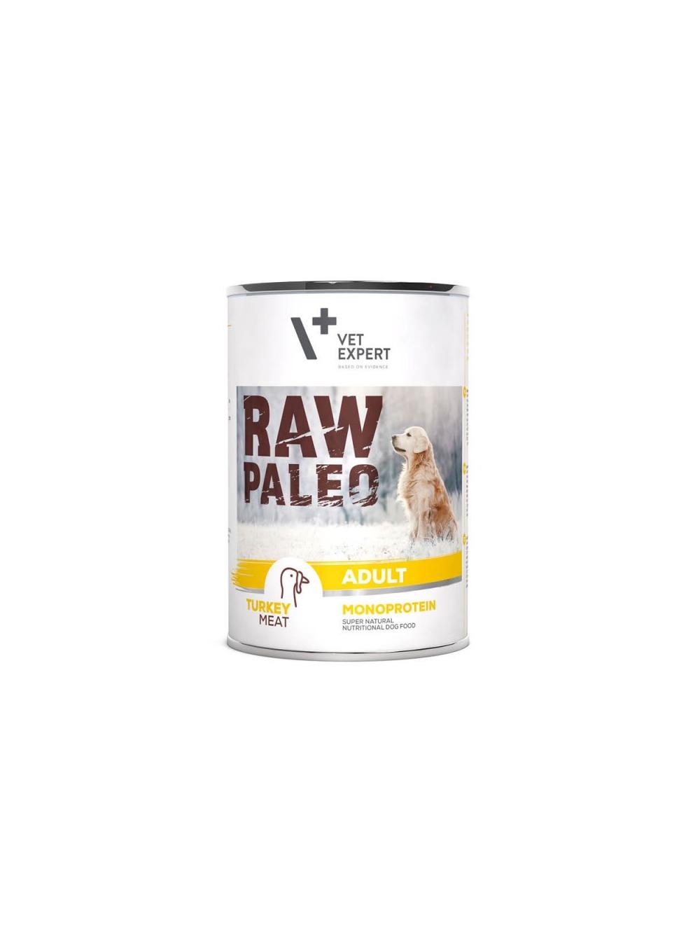 Vetexpert Raw Paleo Adult Turkey 400g - indyk puszka