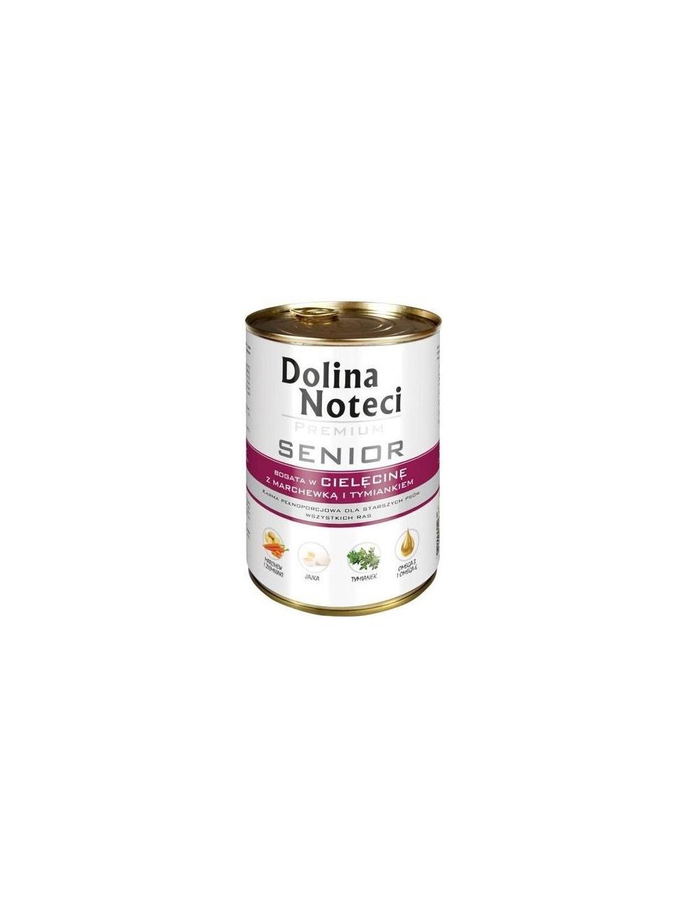 Dolina Noteci PREMIUM Senior bogata w cielecinę, marchew i tymianek 12x400g