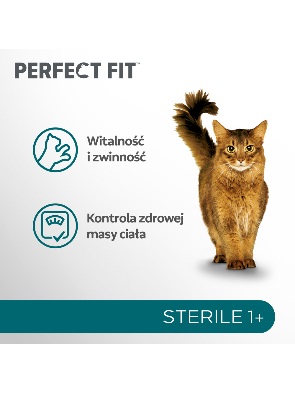 PERFECT FIT (Sterile 1+) 6x750g Bogaty w wołowinę - sucha karma dla kota po sterylizacji