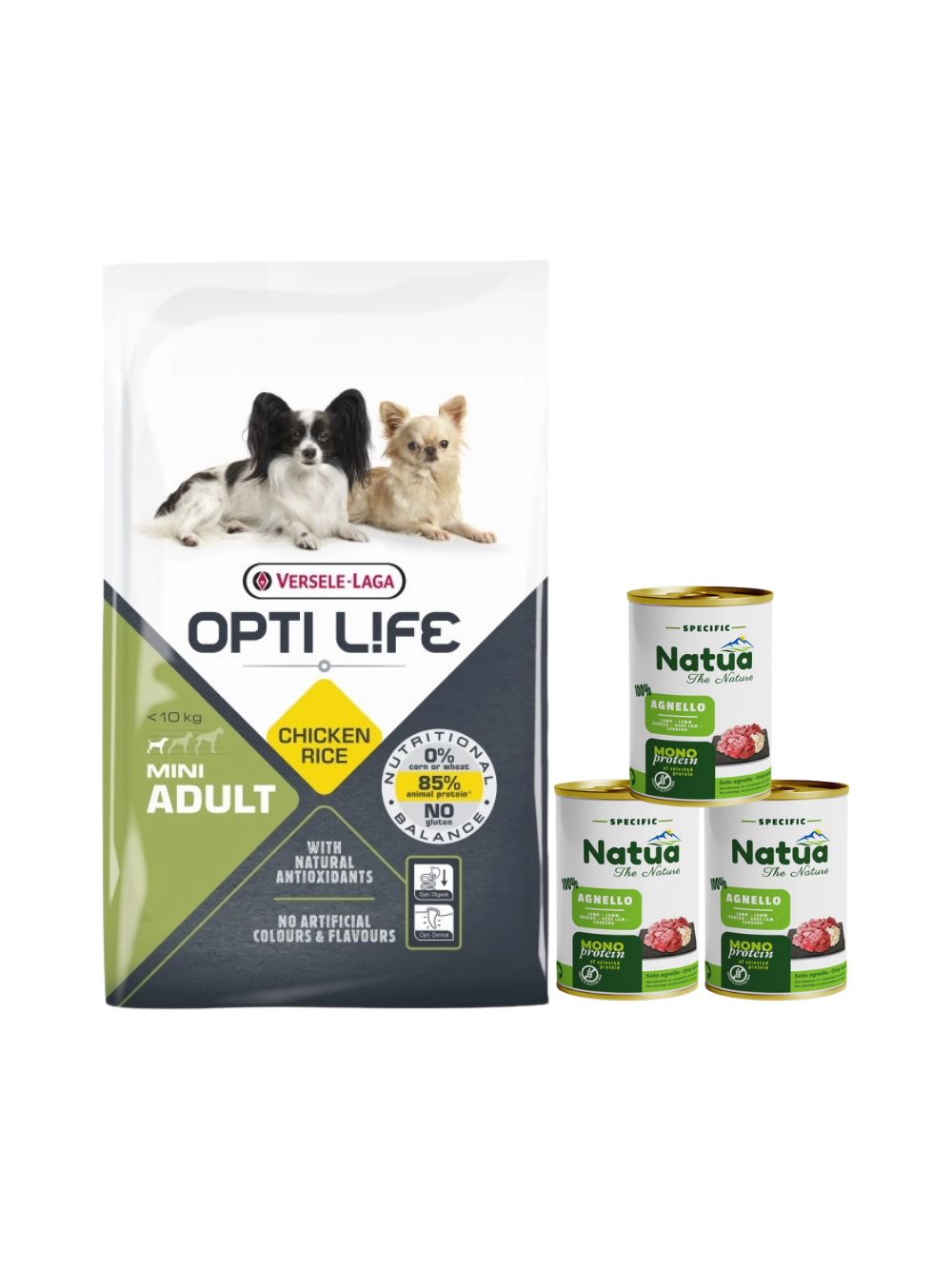 VERSELE-LAGA Opti Life Adult Mini 7,5kg - z kurczakiem - dla małych ras