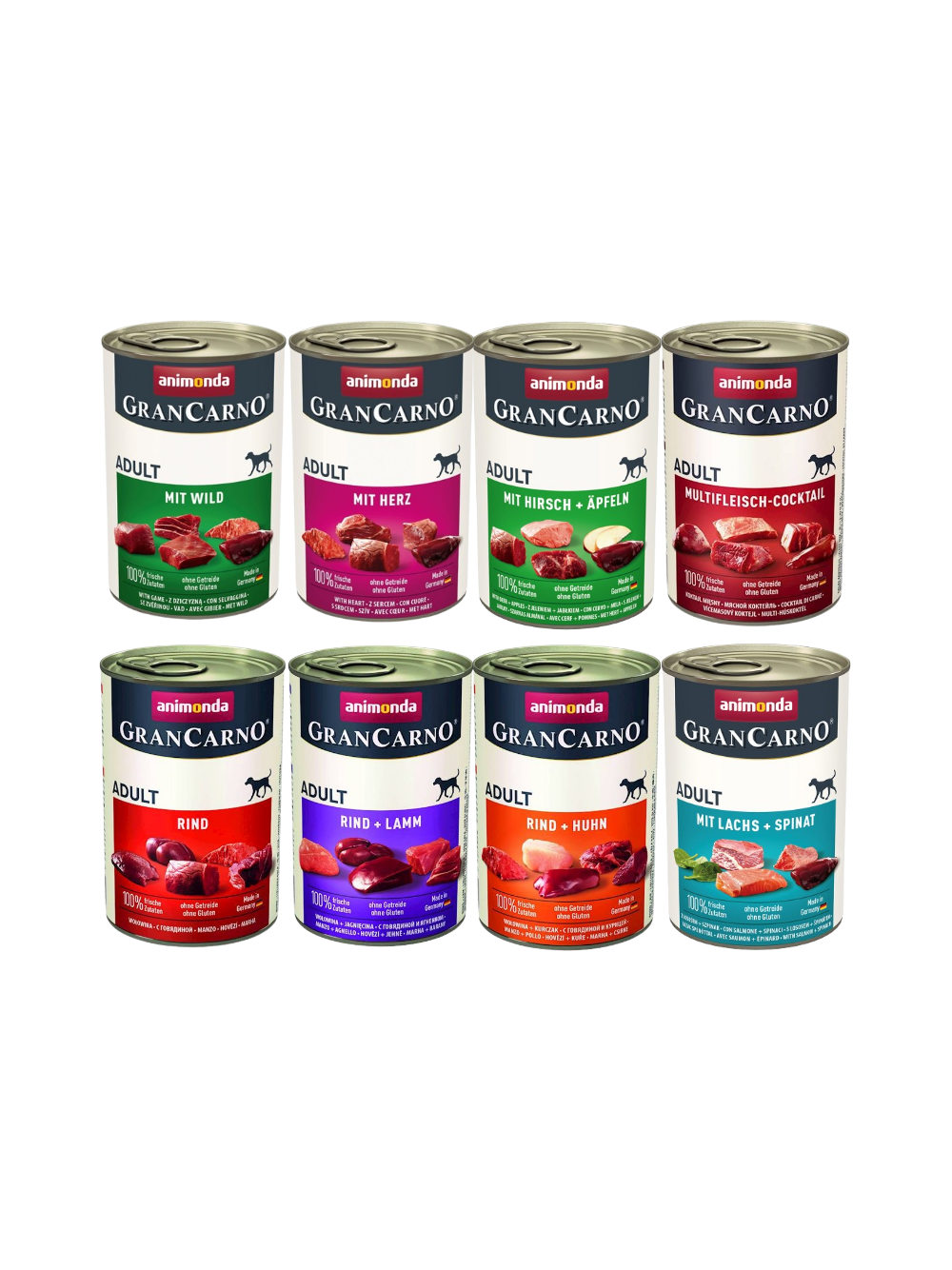 ANIMONDA GranCarno Adult Dog Mix Smaków 8x400g